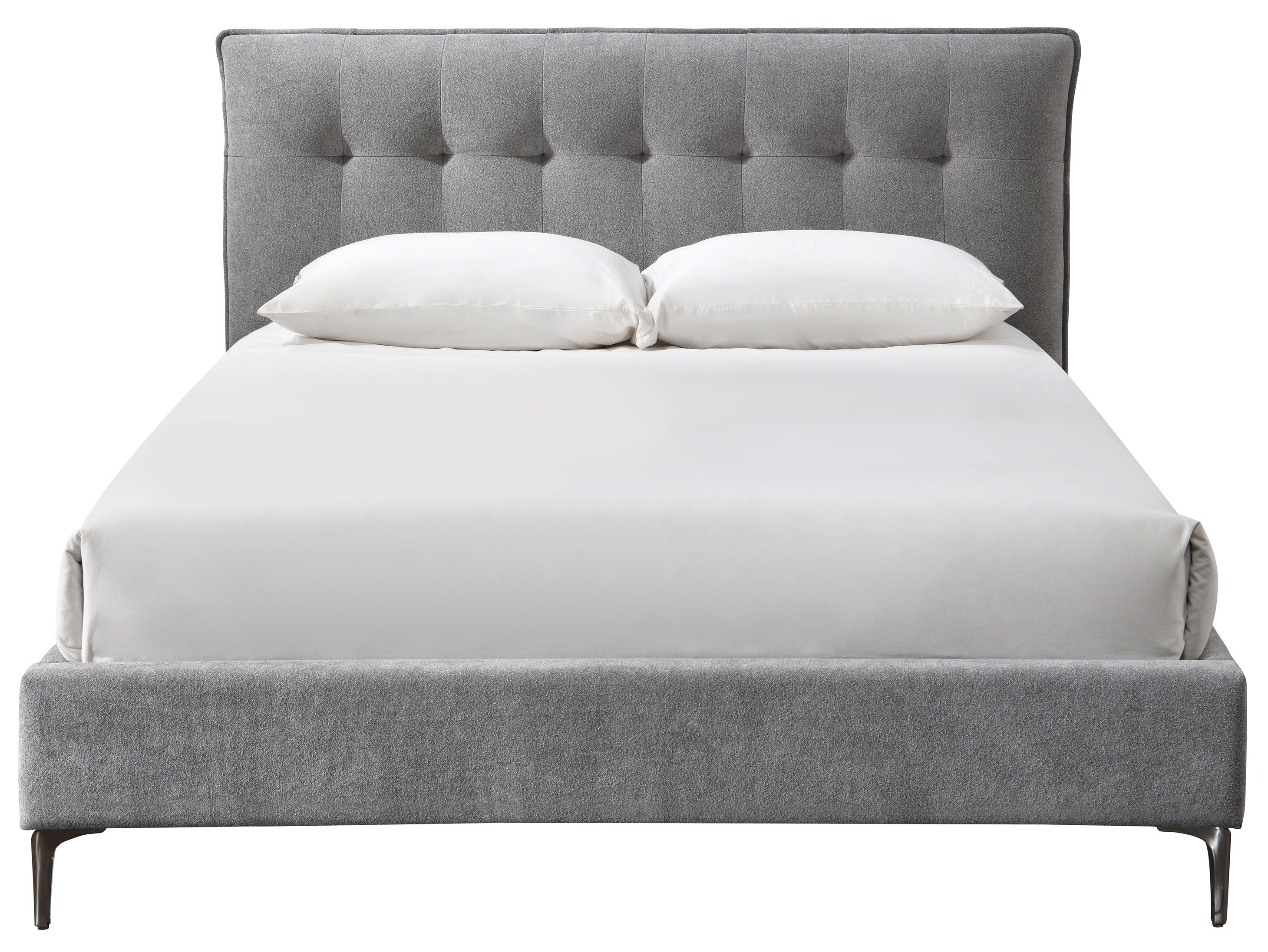 Rexsie Tufted Headboard King Bed - Image 4