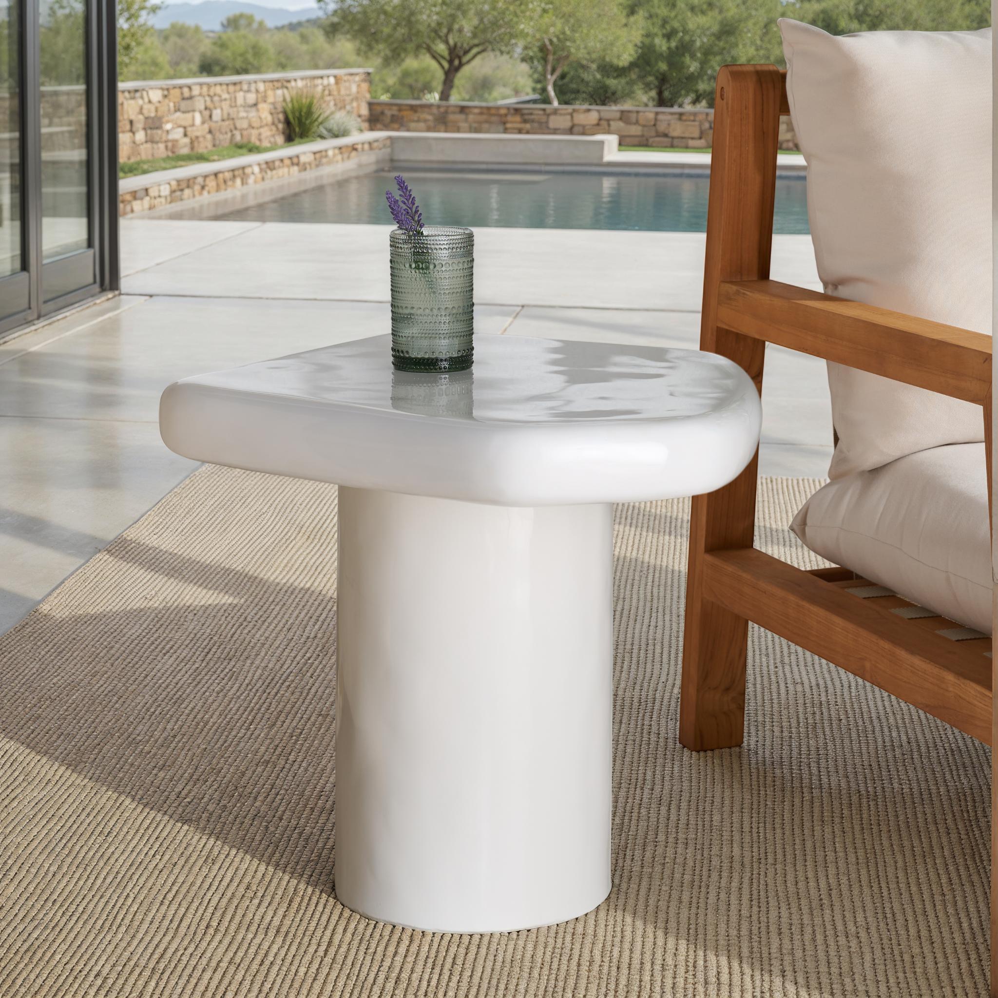 Rhianna Concrete Accent Table - Image 25