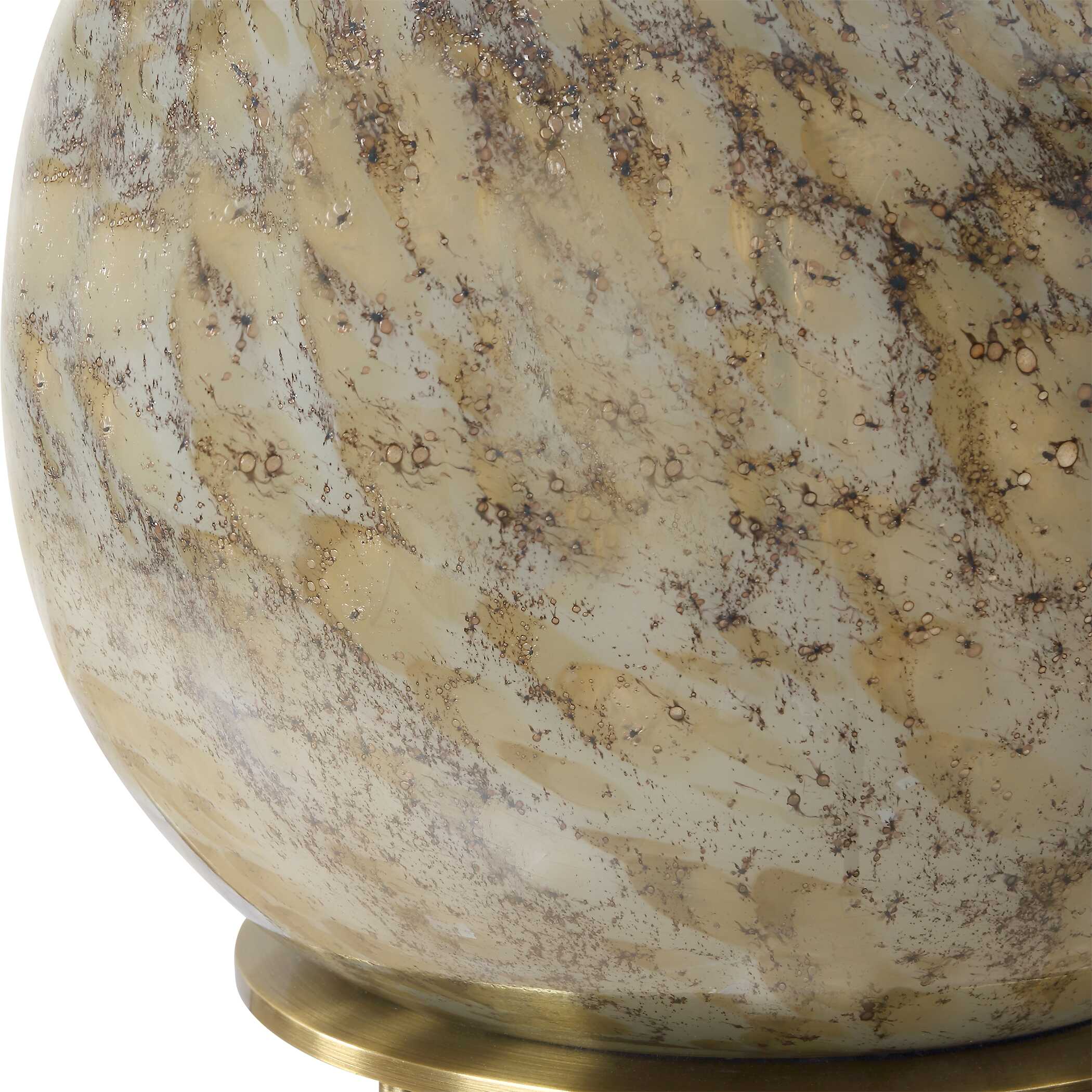 Rhine Brown Glass Table Lamp - Image 7