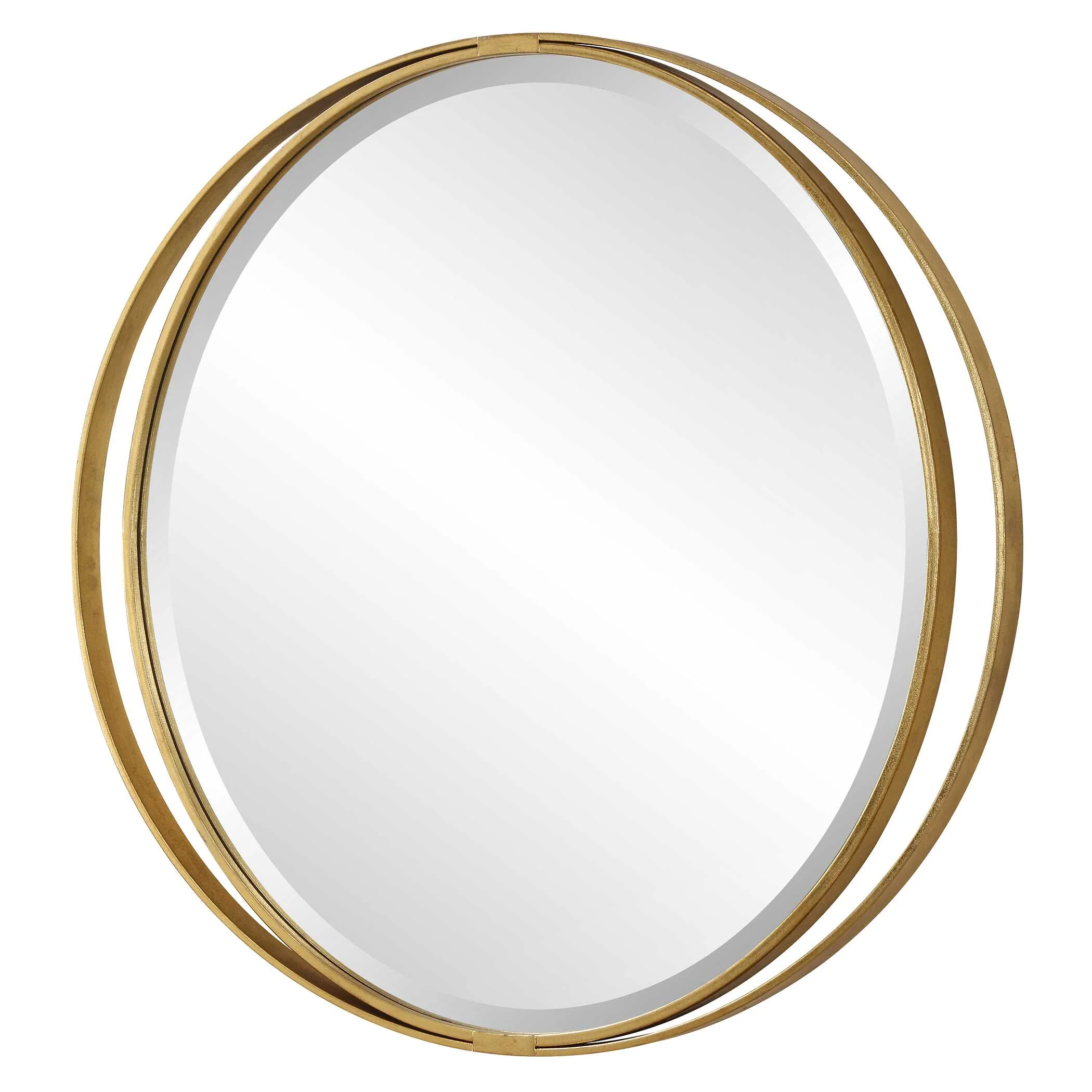 Rhodes Gold Round Mirror - Image 4