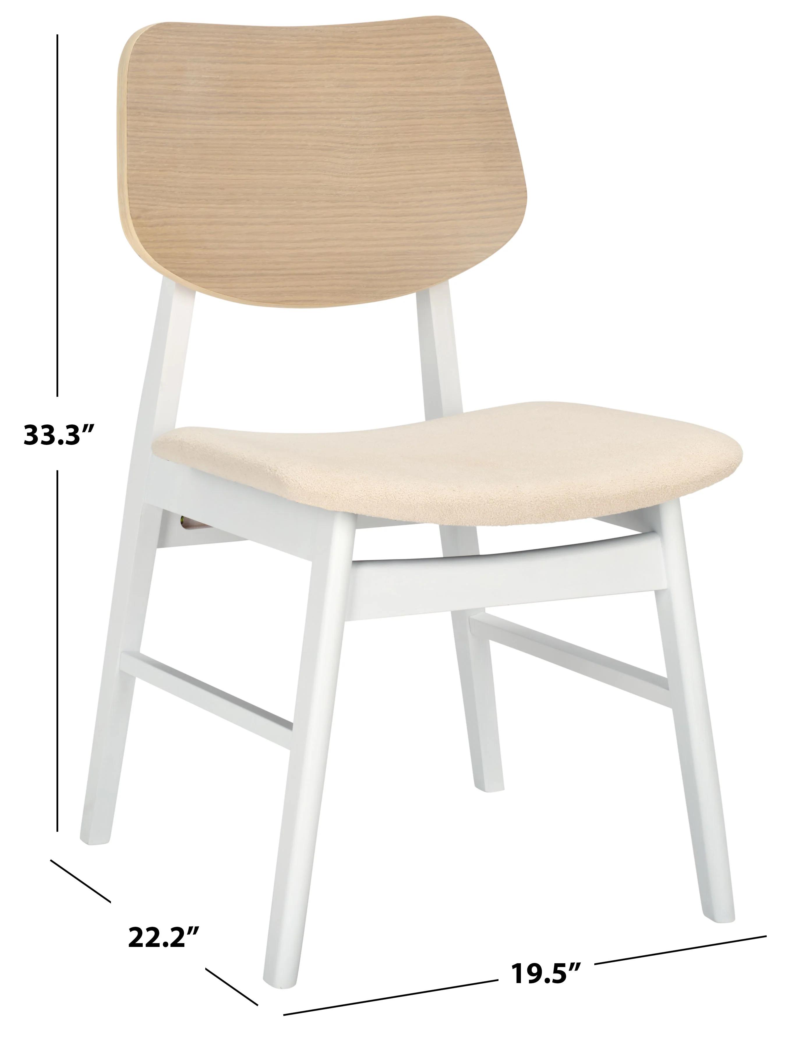 Rhonda Wood Mid-Century Dining Chair - Set of 2 - Image 7