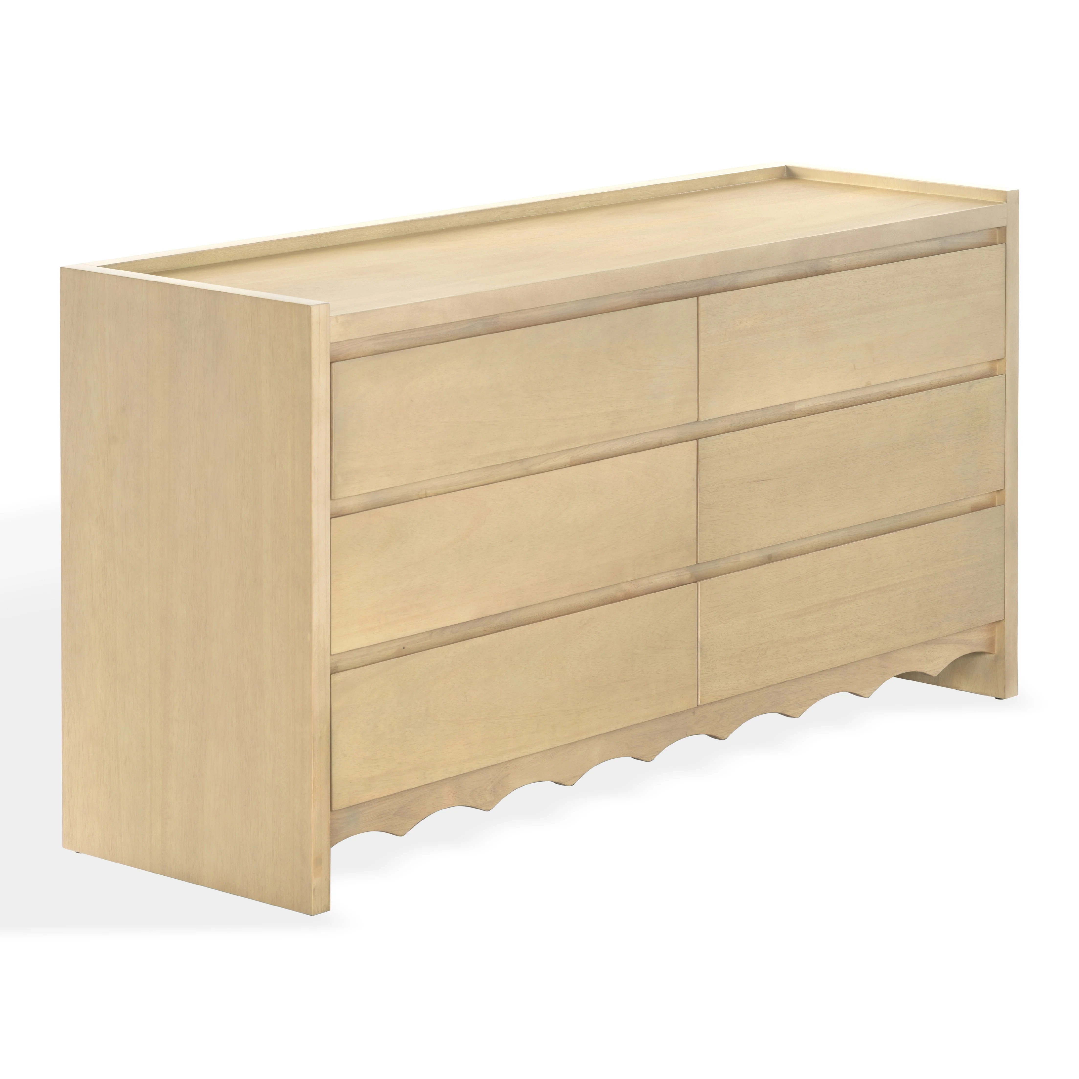 Rhylee 6 Drawer Wood Dresser - Image 5