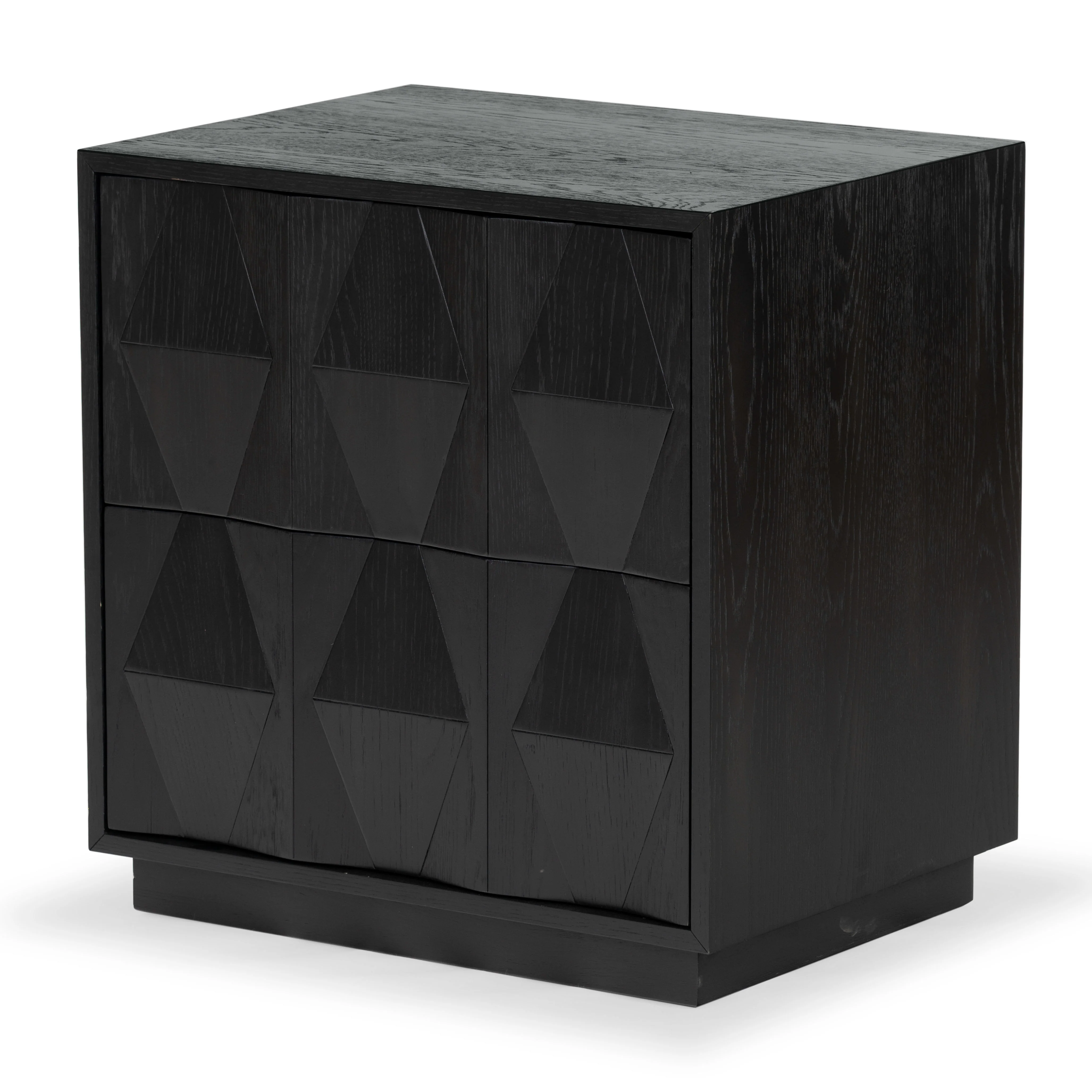 Riabelle Wood 2 Drawer Nightstand - Image 21