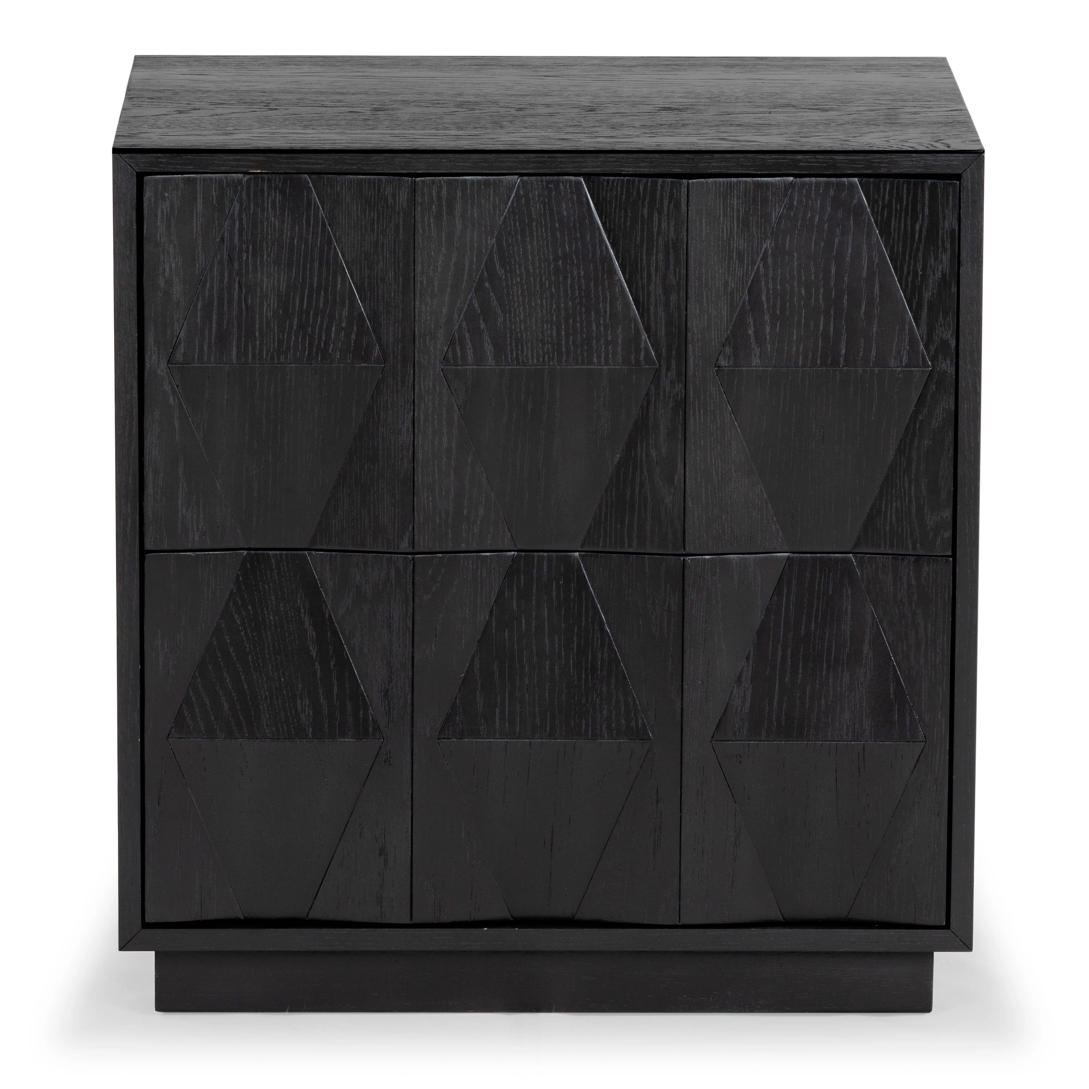 Riabelle Wood 2 Drawer Nightstand - Image 5
