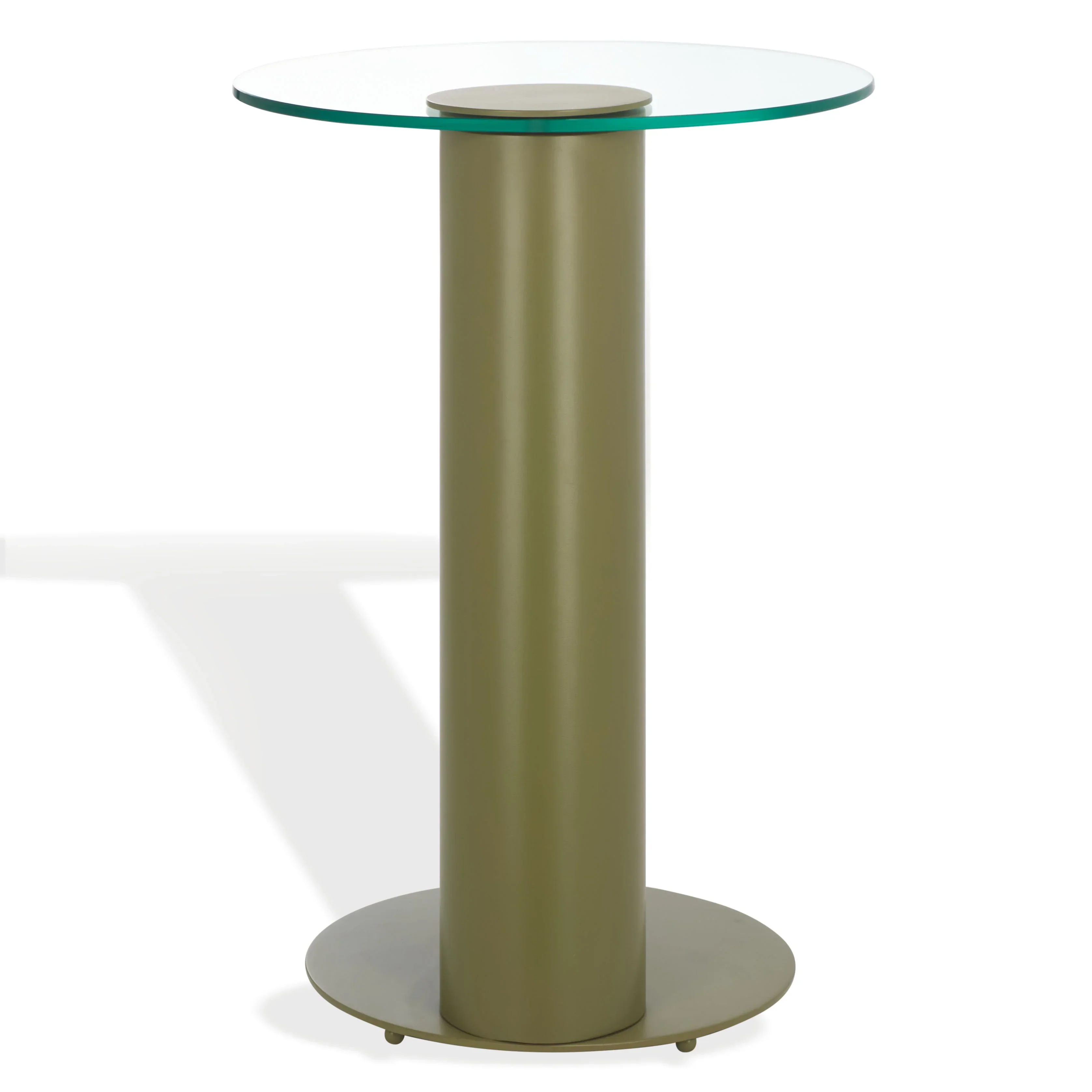 Richardson Glass Top Metal Accent Table - Image 10