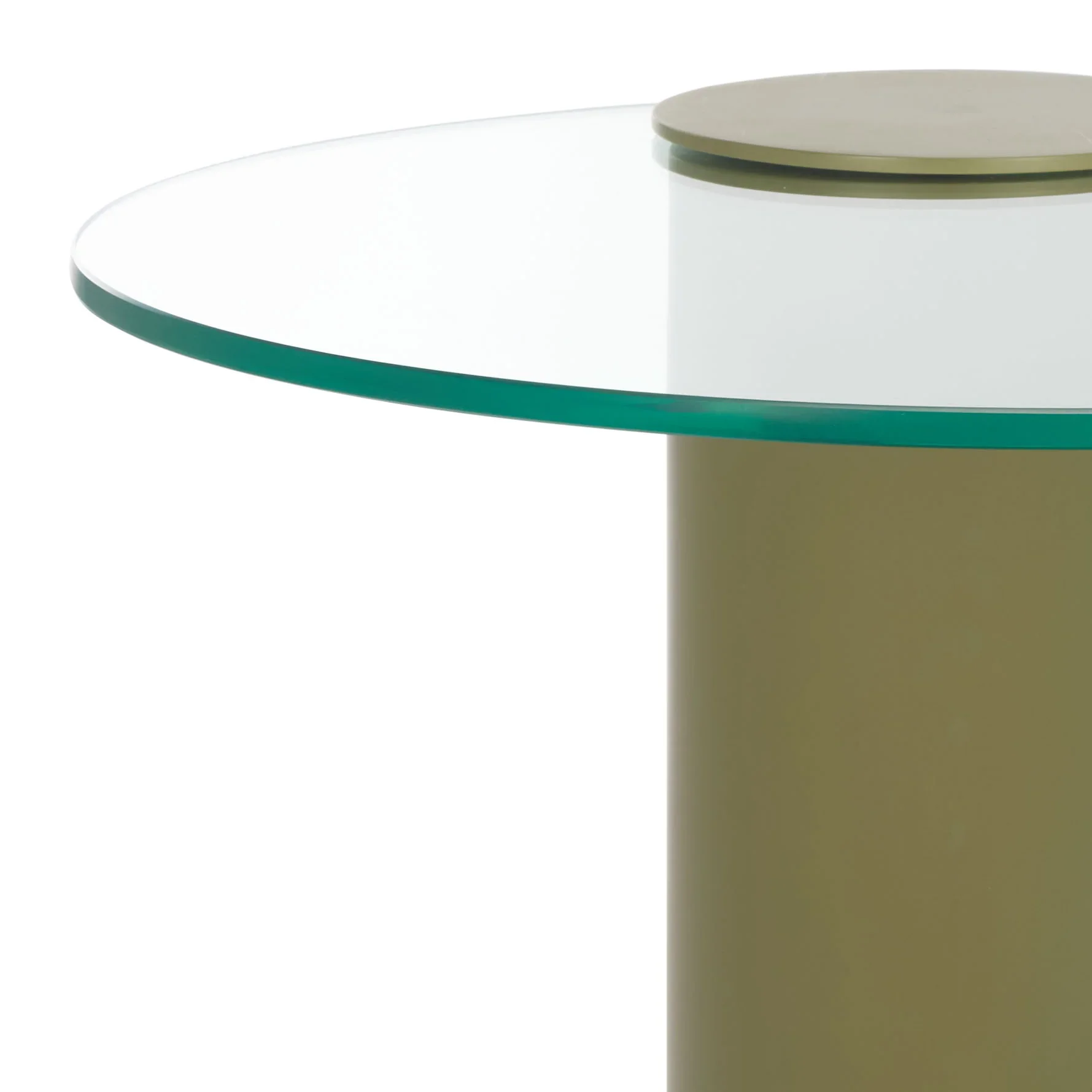 Richardson Glass Top Metal Accent Table - Image 13
