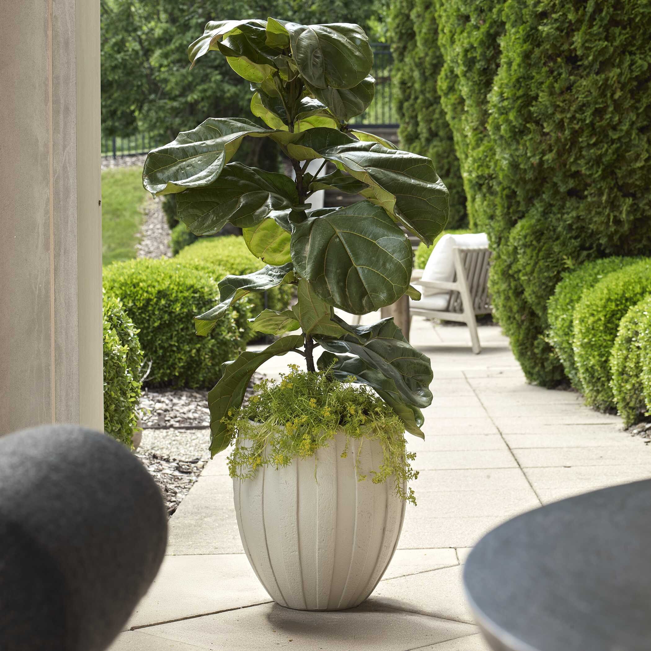 Ridgehaven Textured Outdoor Planter - Image 2