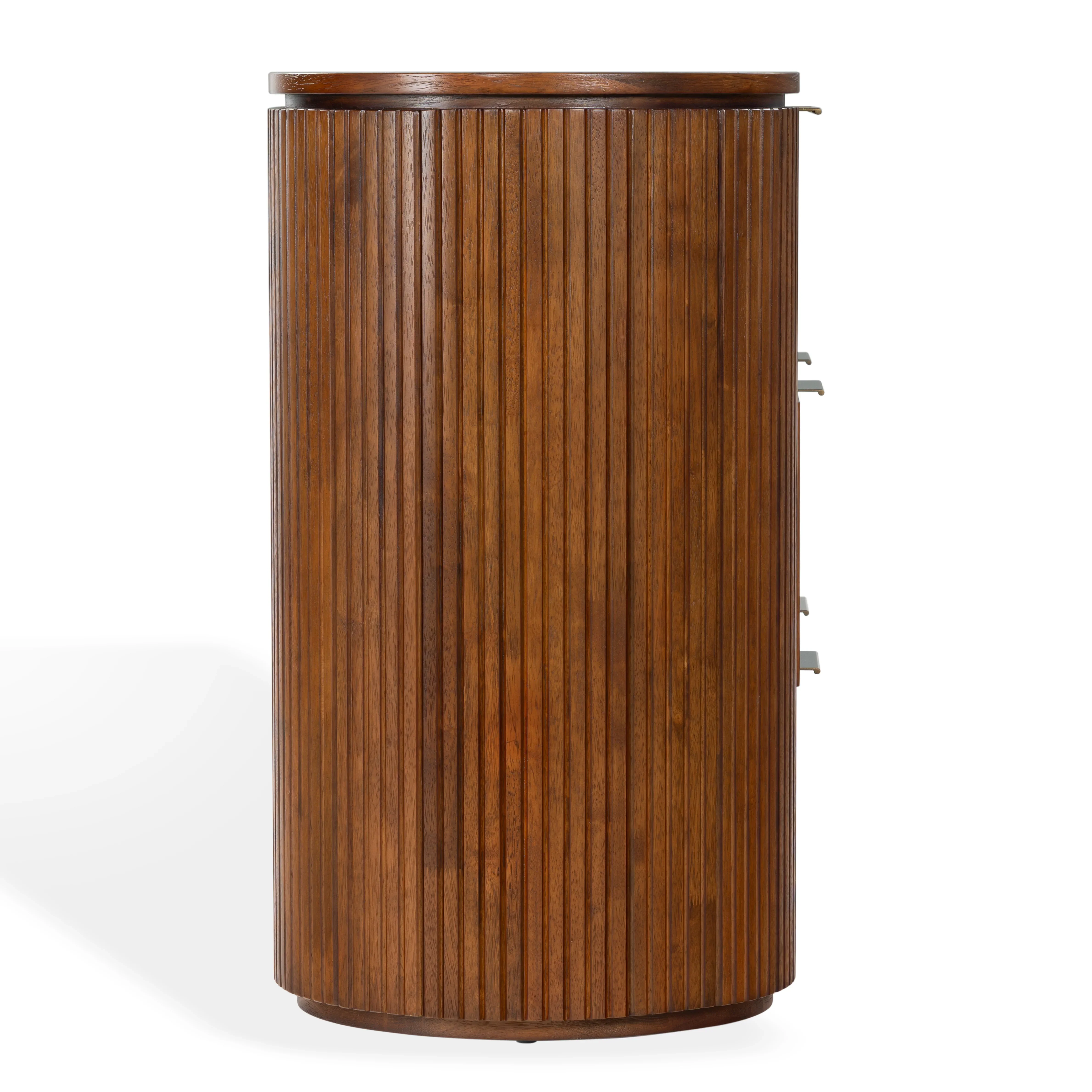Rikki Fluted 6 Drawer Wood Dresser - Image 12