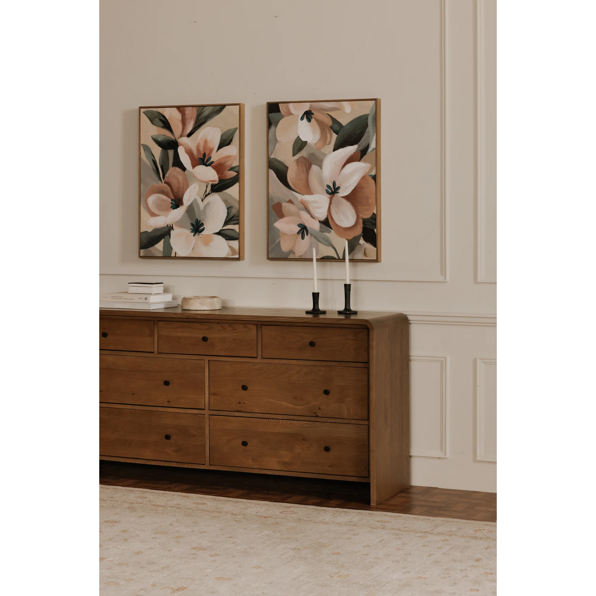 Riley 7 Drawer Dresser Oak - Image 2