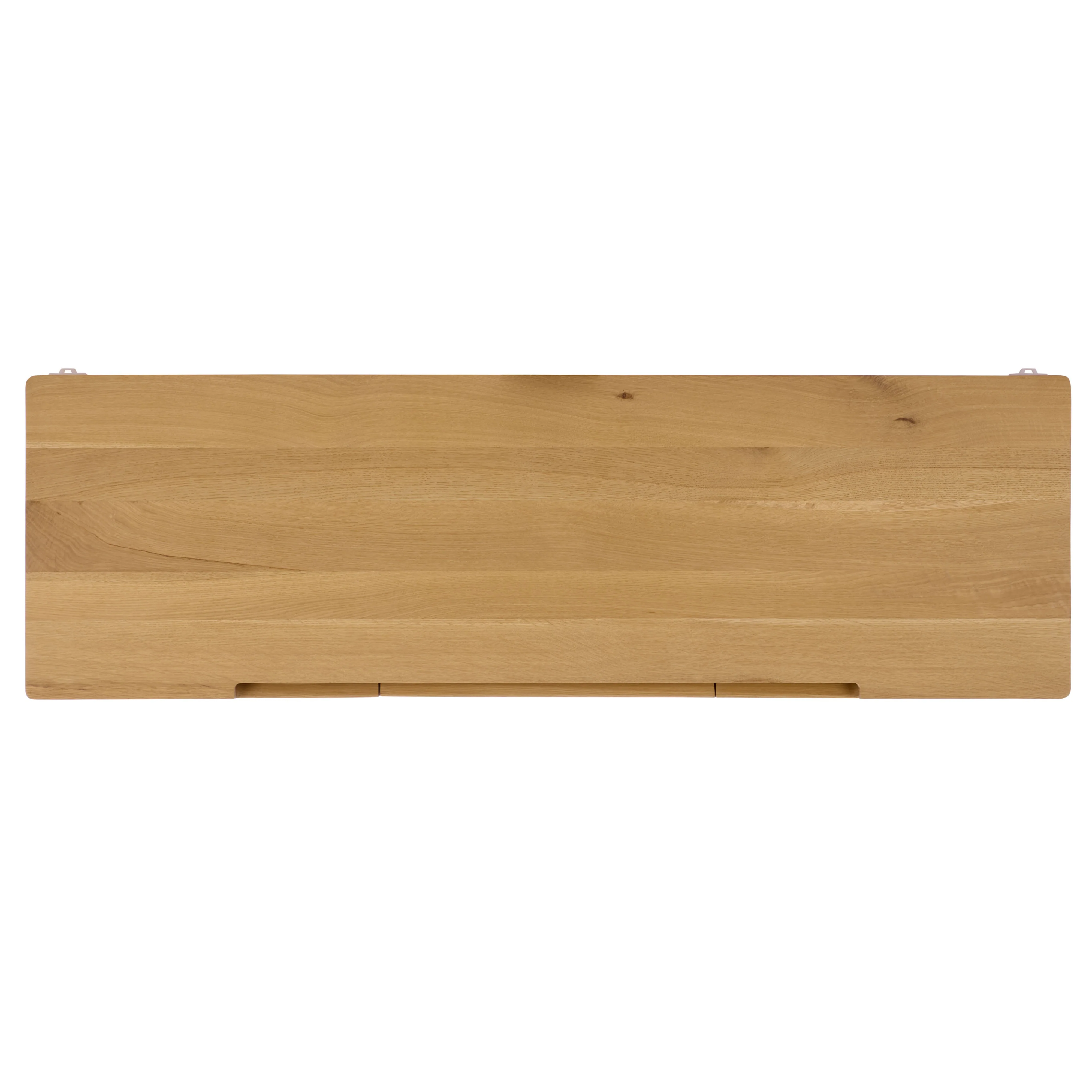 Riverside Oak Wood 3 Drawer Console Table - Image 10