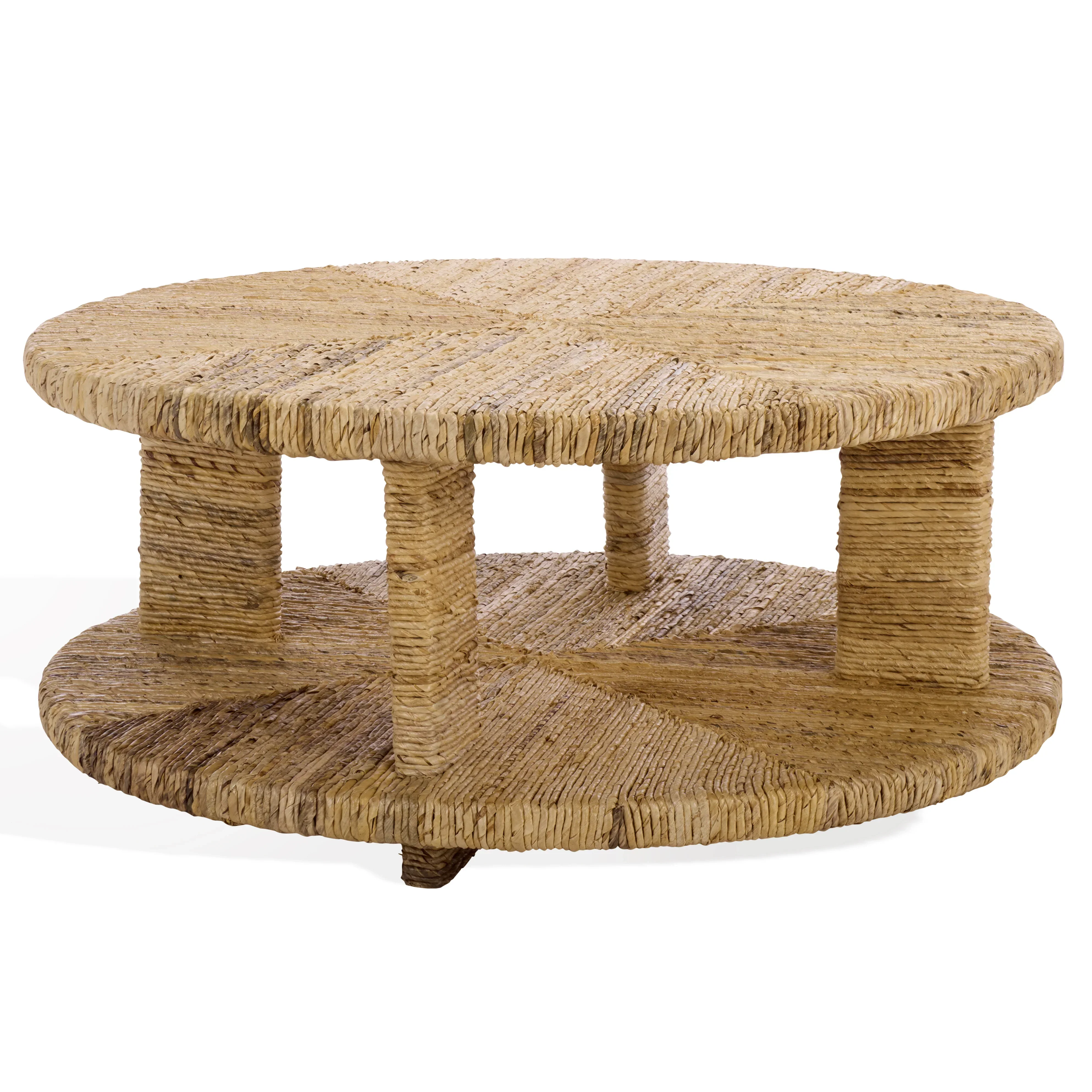 Rolando Abaca Round Coffee Table - Image 5