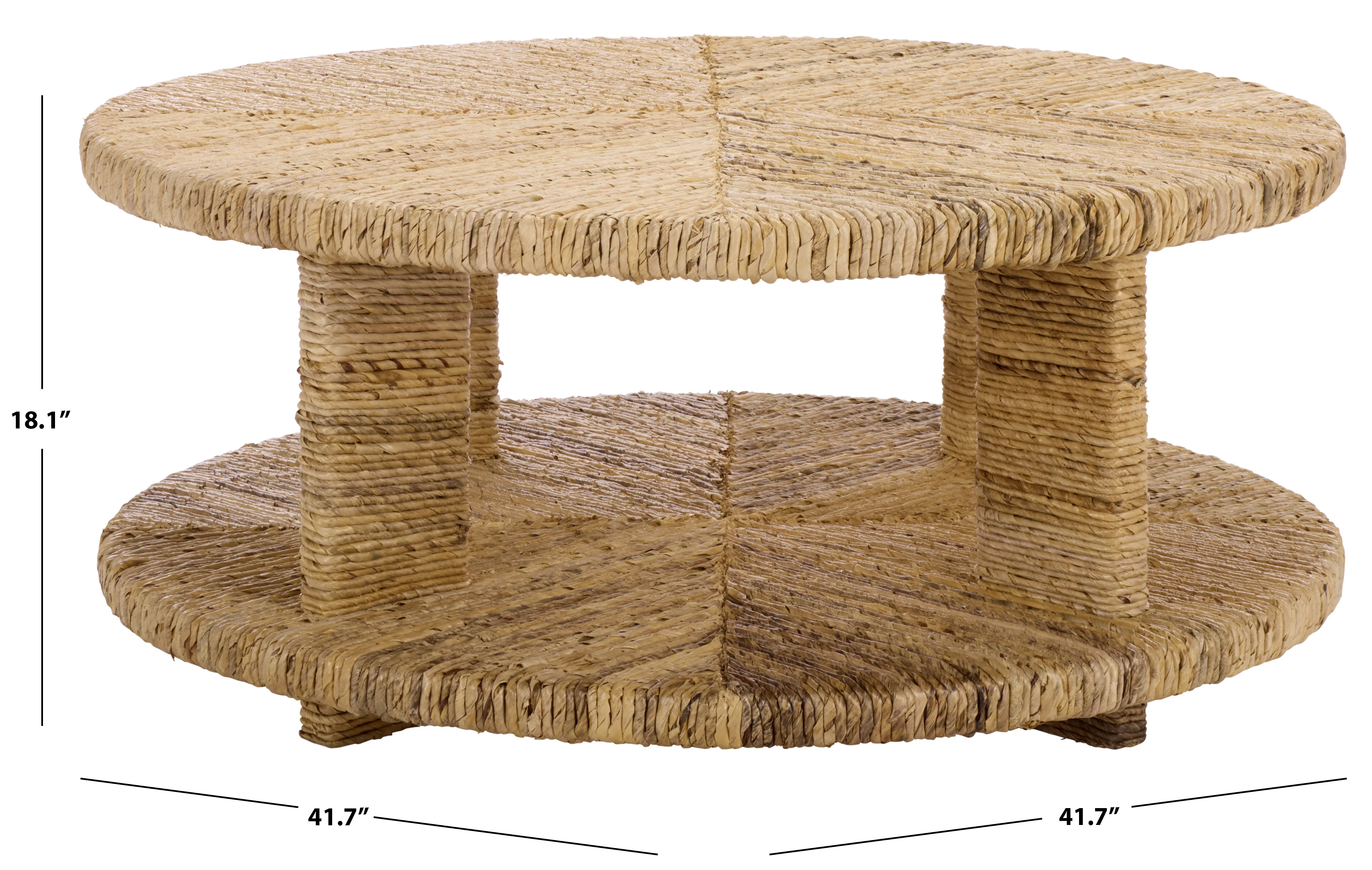Rolando Abaca Round Coffee Table - Image 6