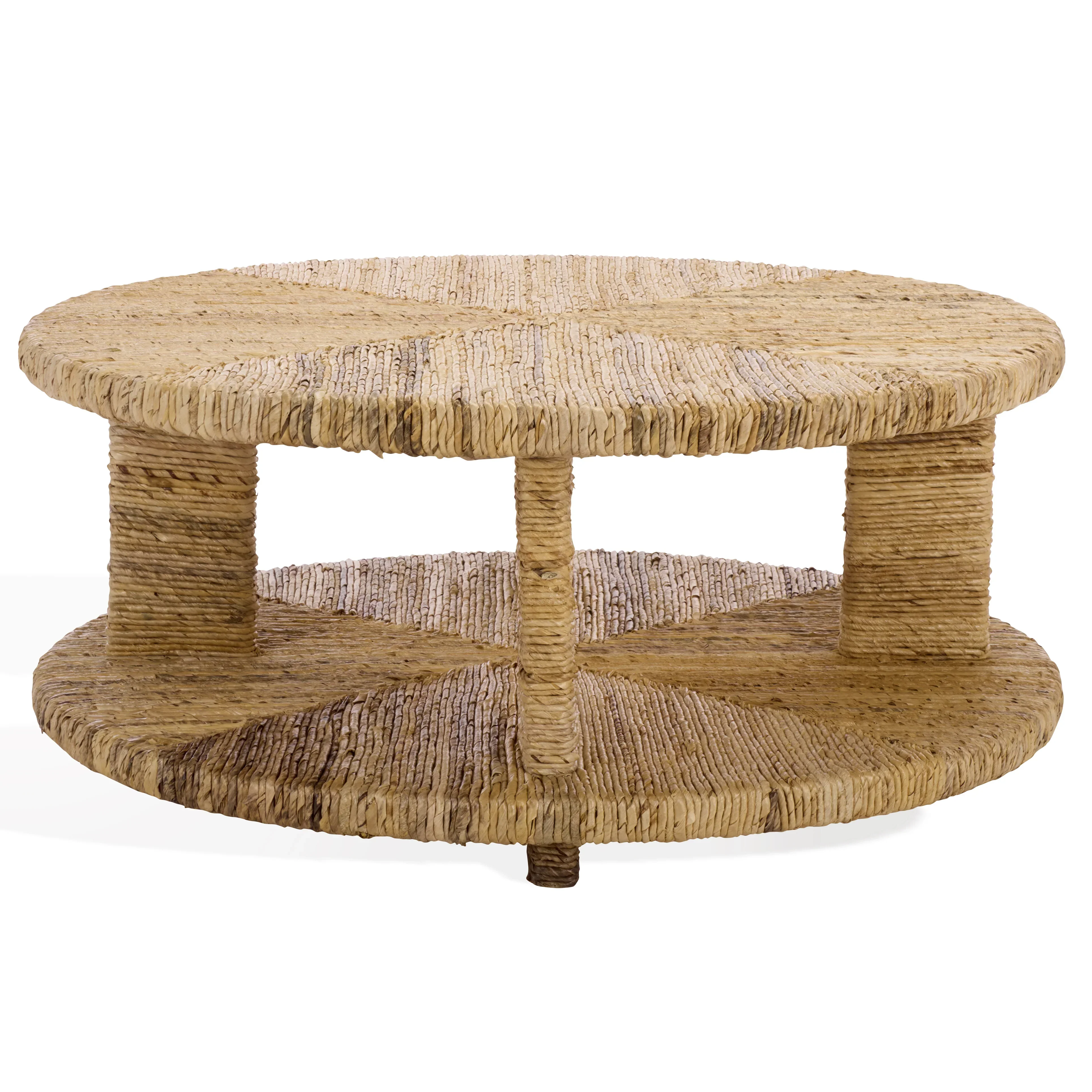 Rolando Abaca Round Coffee Table - Image 7