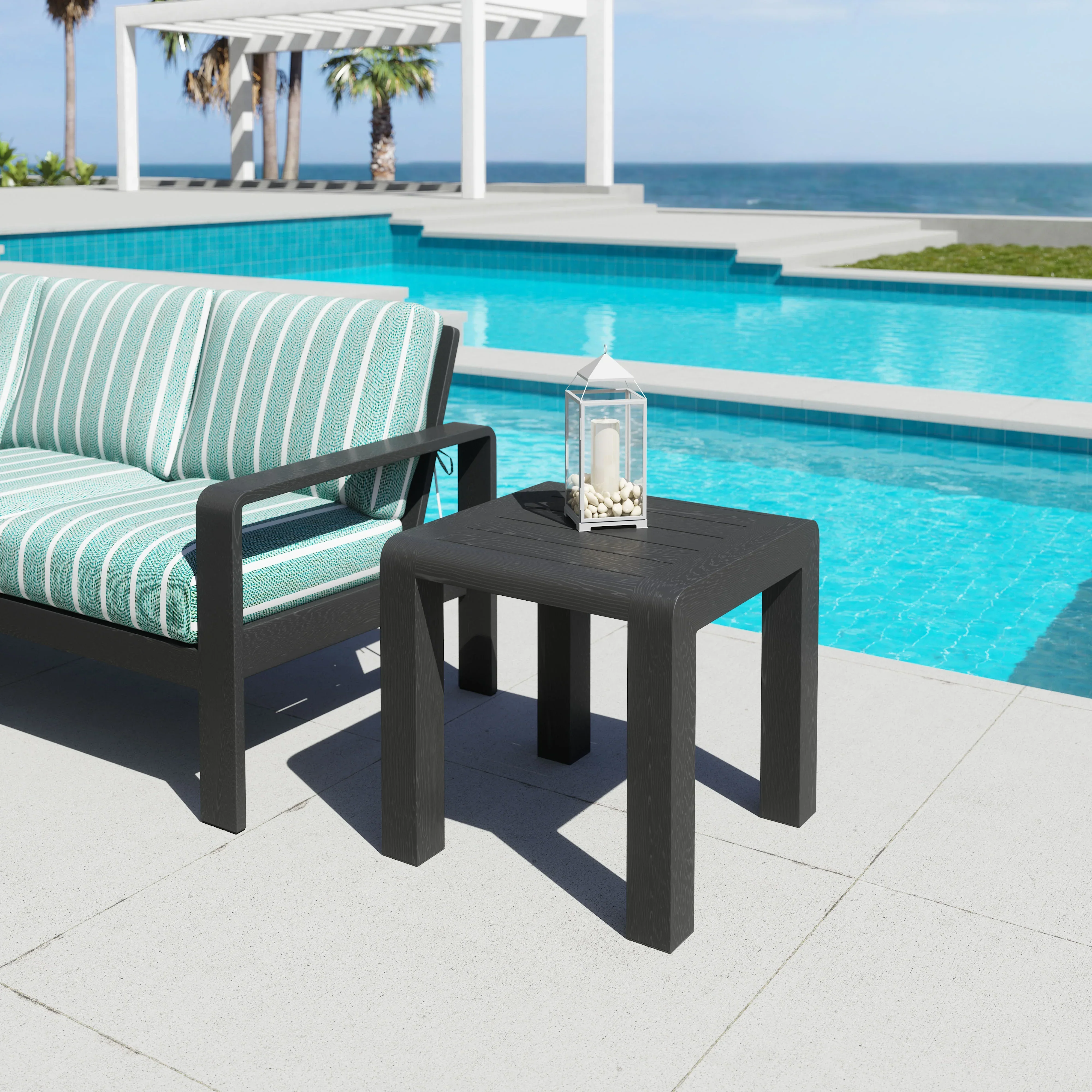Rolig Side Table Black - Image 2