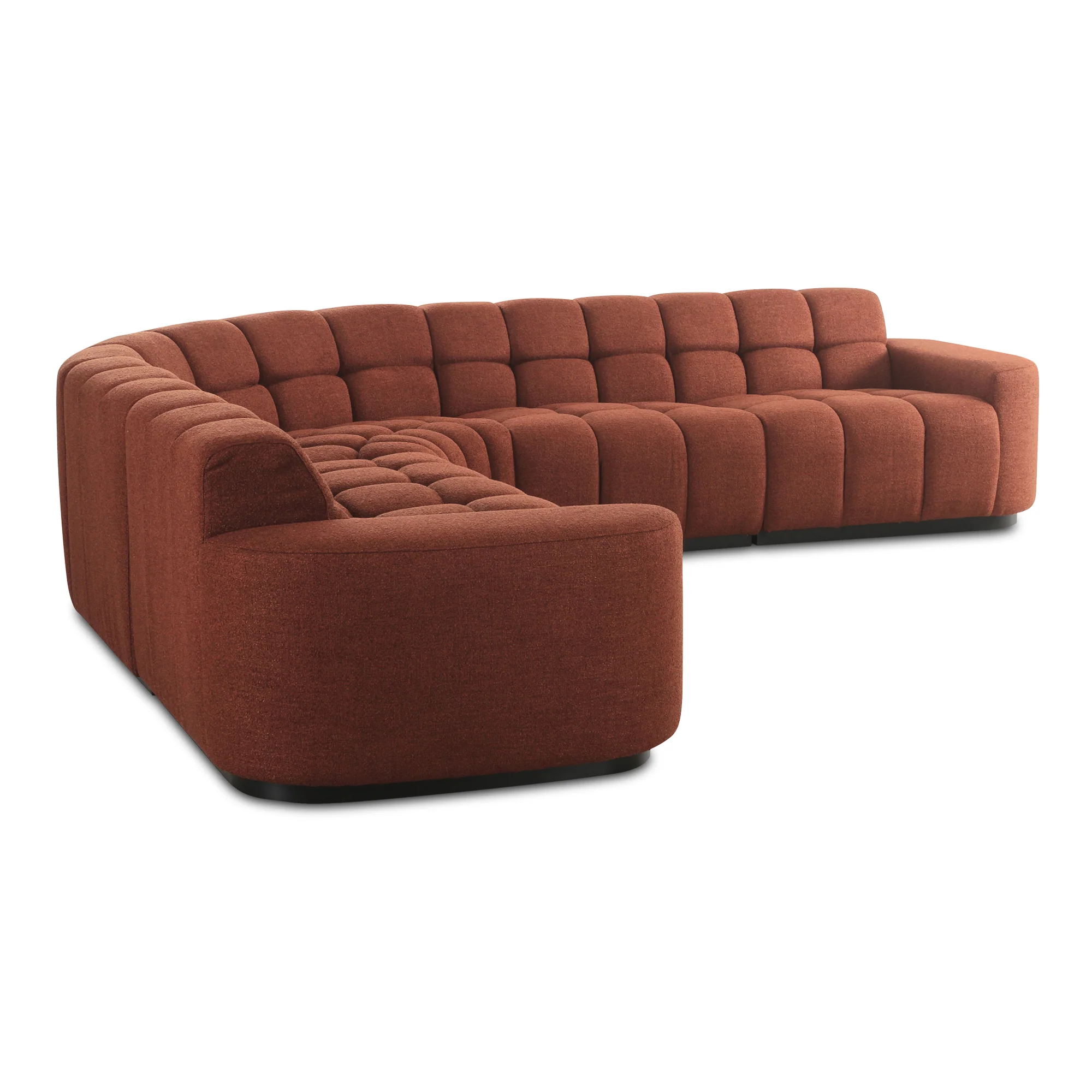 Roman L-Shaped Sectional Rust - Image 4