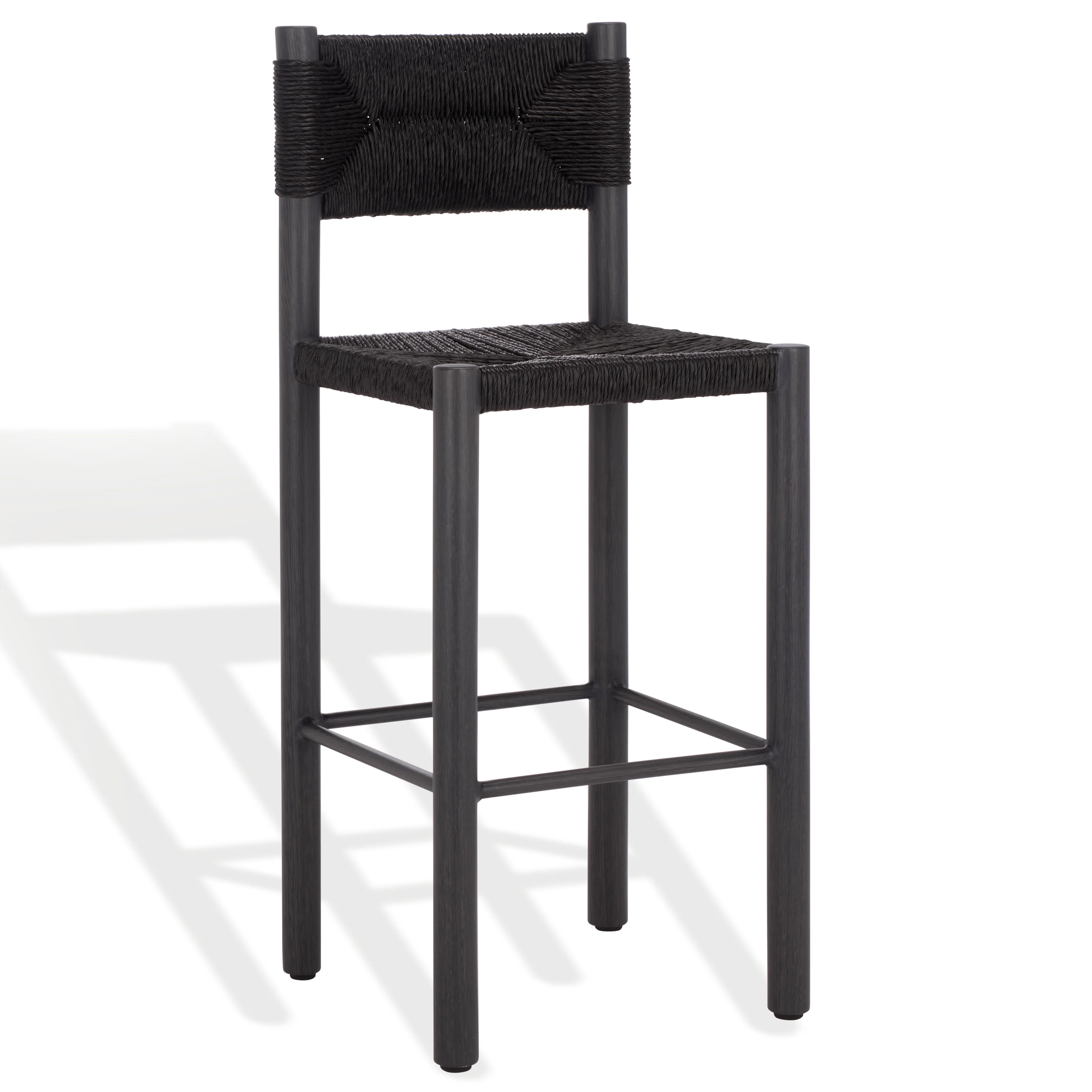 Romona Rattan Weaving Outdoor Barstool - Set of 2 - Image 21
