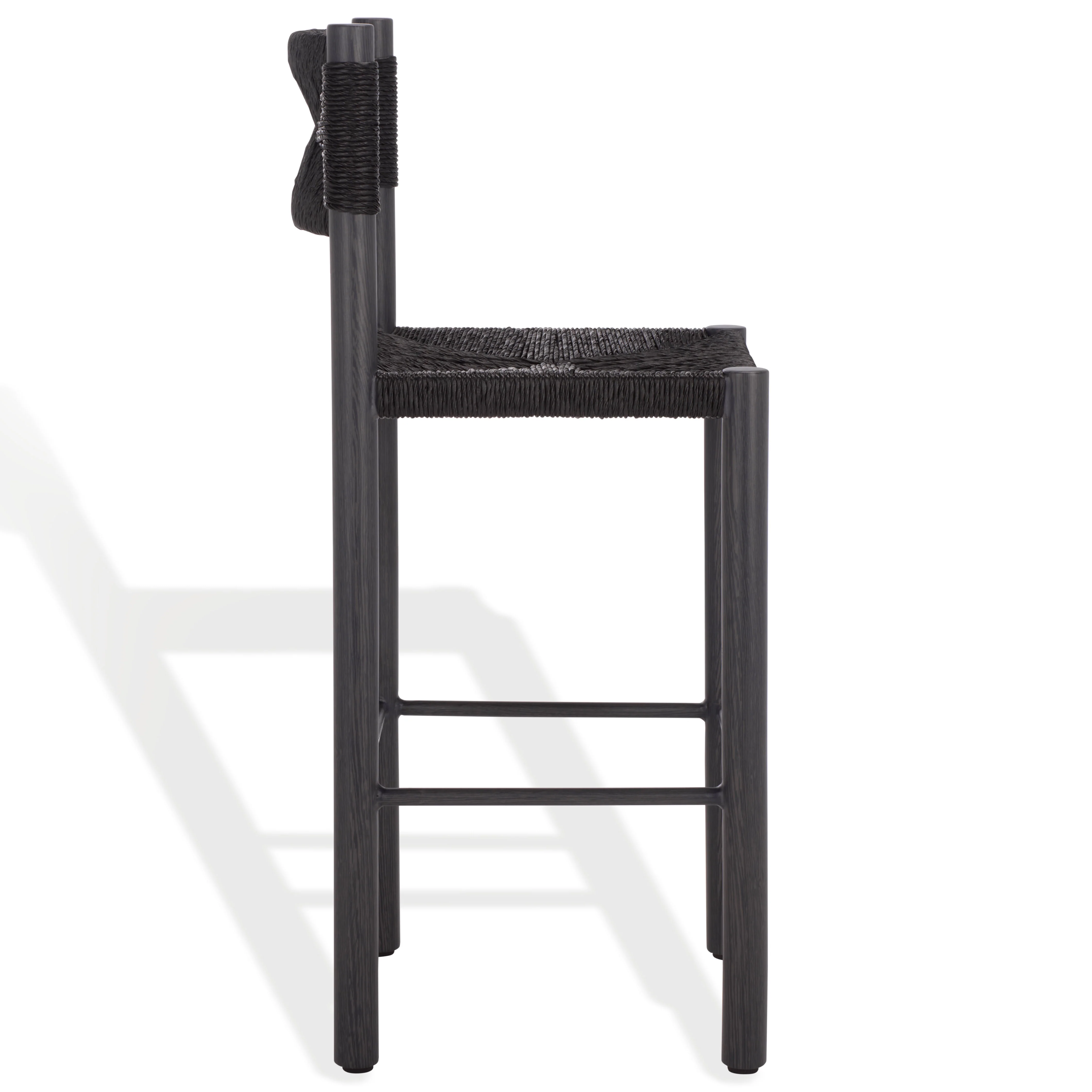 Romona Rattan Weaving Outdoor Barstool - Set of 2 - Image 26