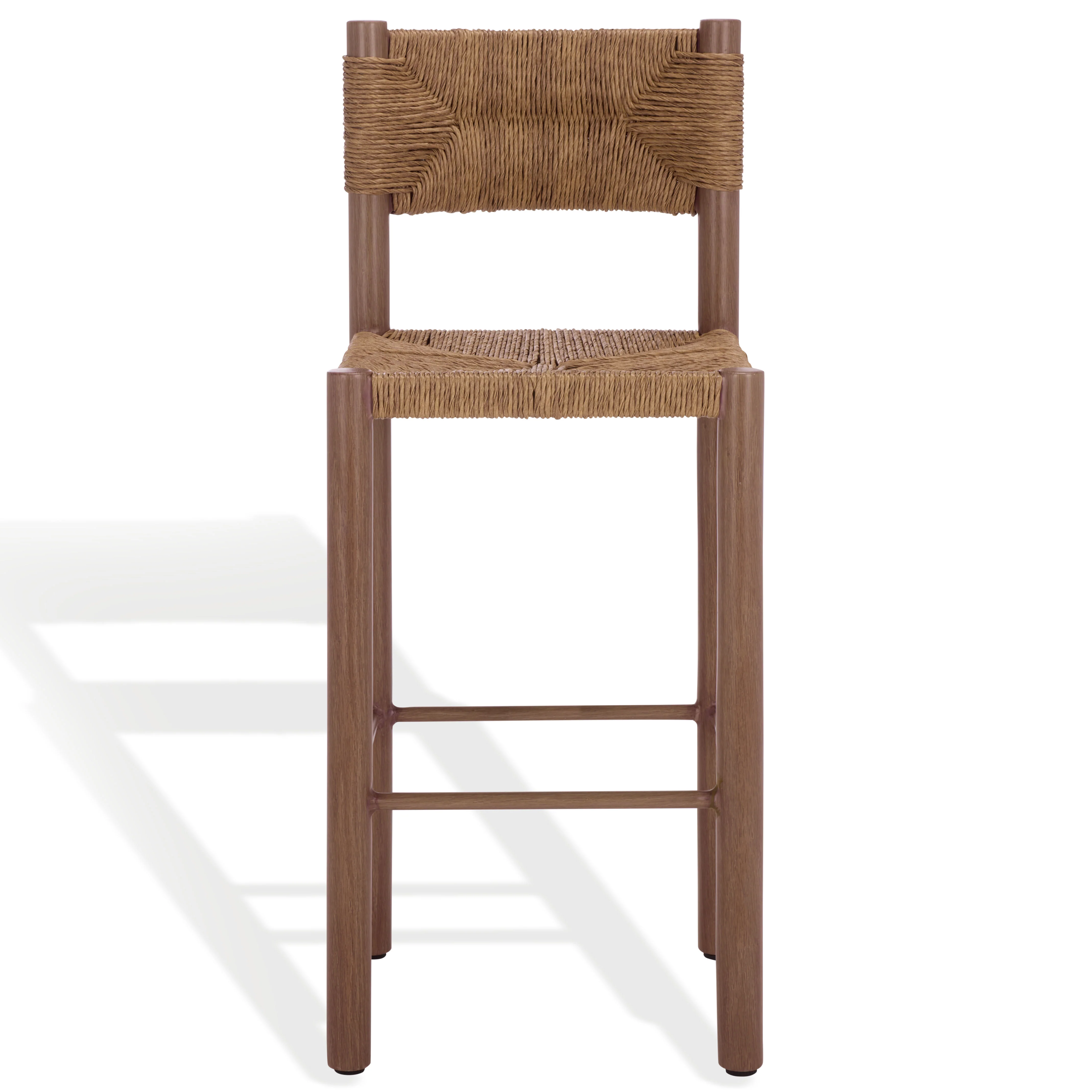 Romona Rattan Weaving Outdoor Barstool - Set of 2 - Image 3