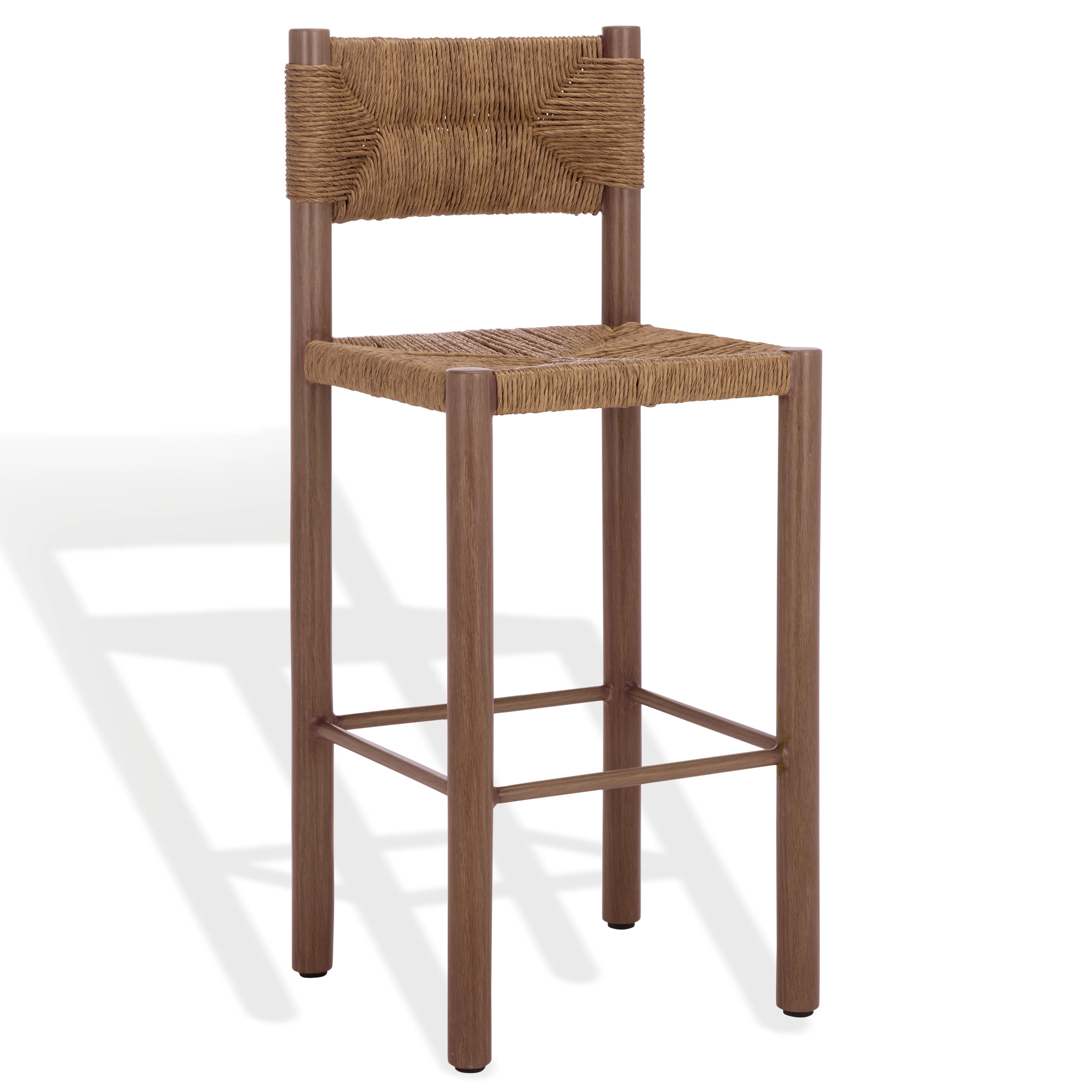 Romona Rattan Weaving Outdoor Barstool - Set of 2 - Image 39