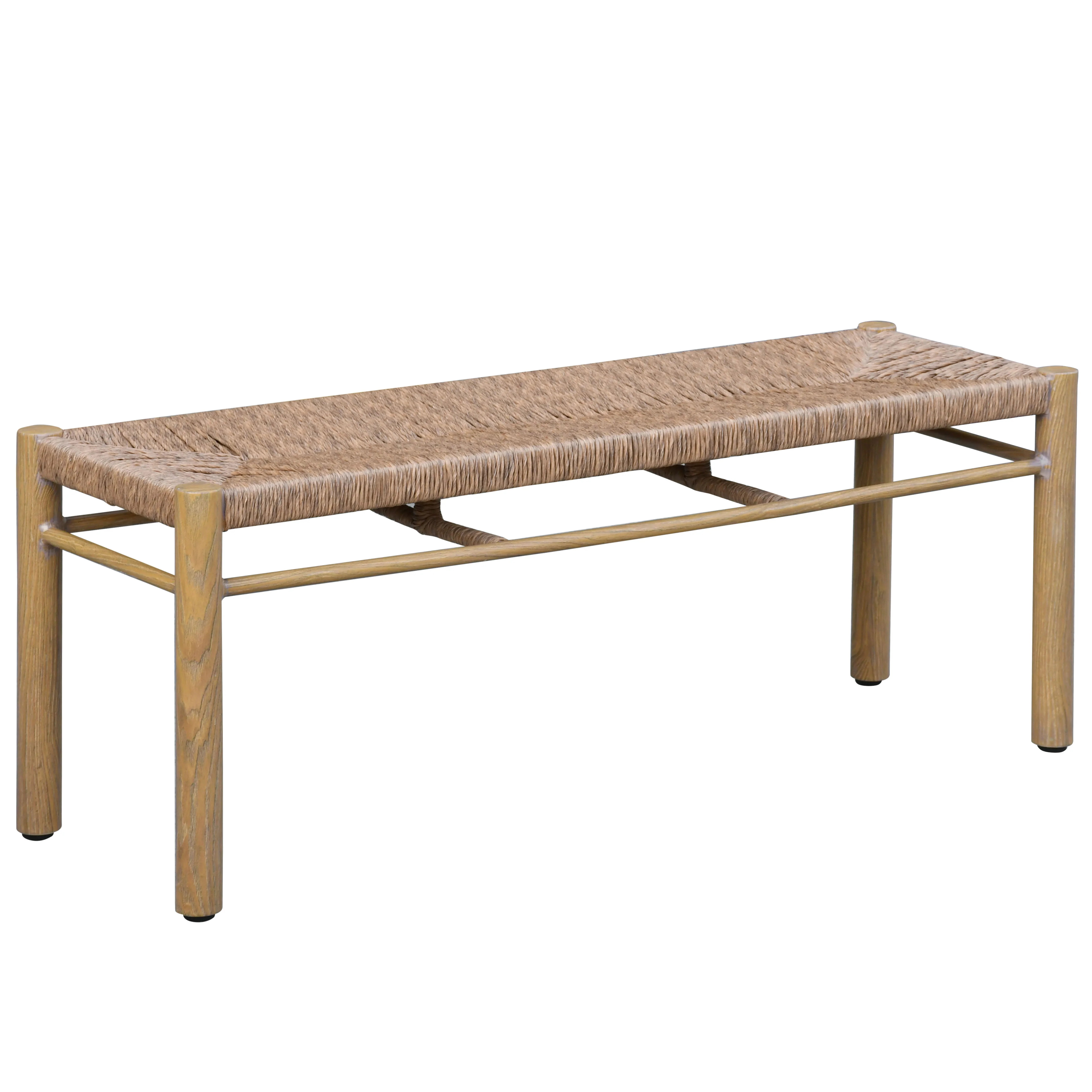 Romona Rattan Weaving Outdoor Bench - Image 4