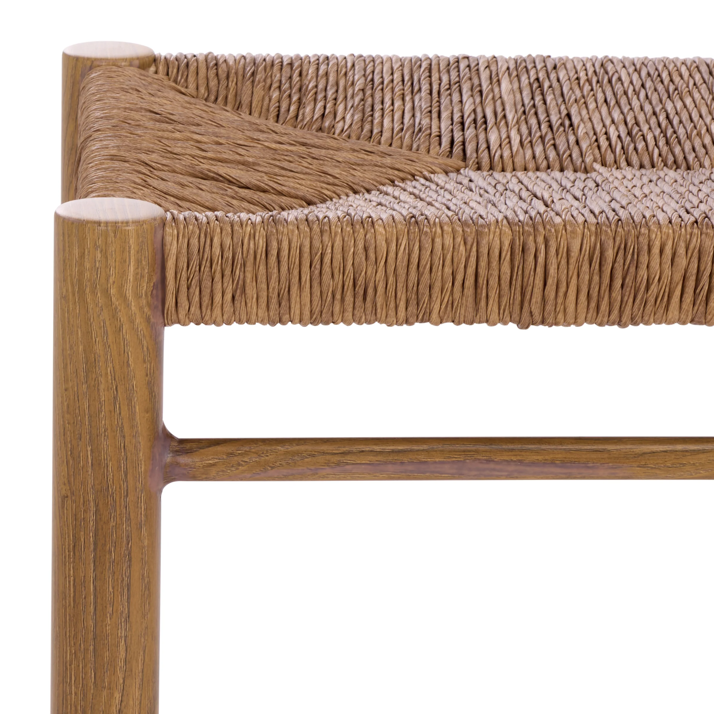 Romona Rattan Weaving Outdoor Bench - Image 5