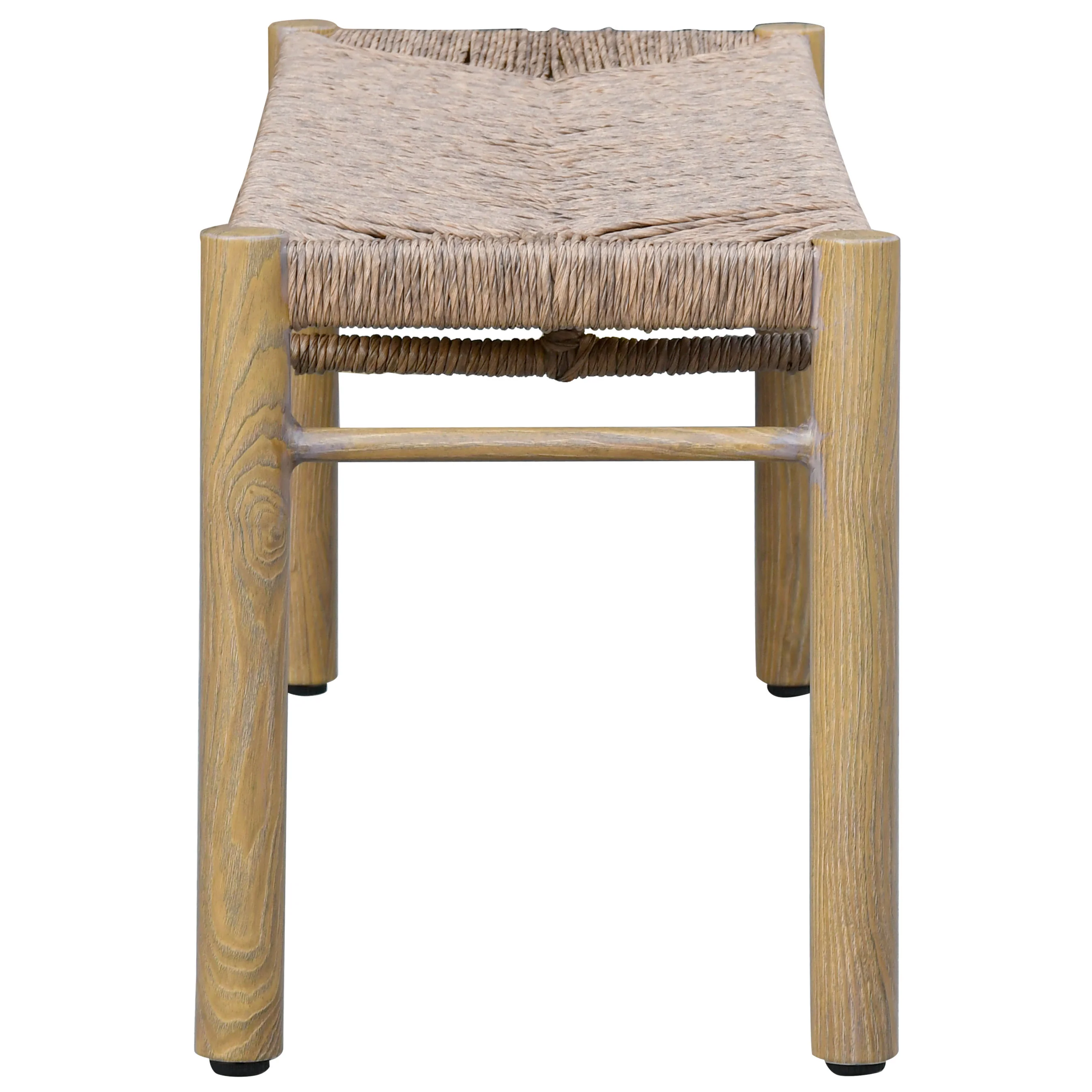 Romona Rattan Weaving Outdoor Bench - Image 8