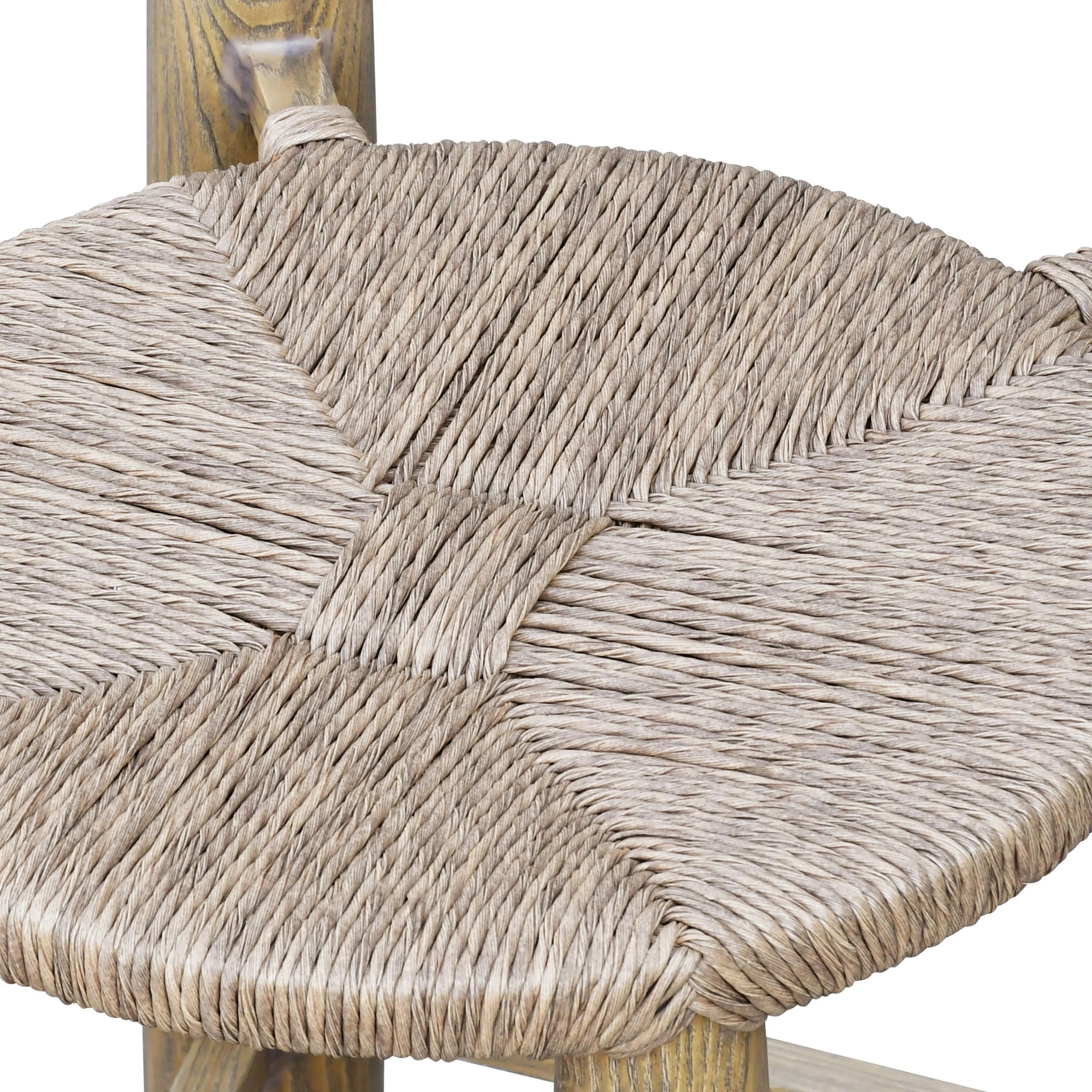 Romona Rattan Weaving Round Outdoor Barstool - Image 6