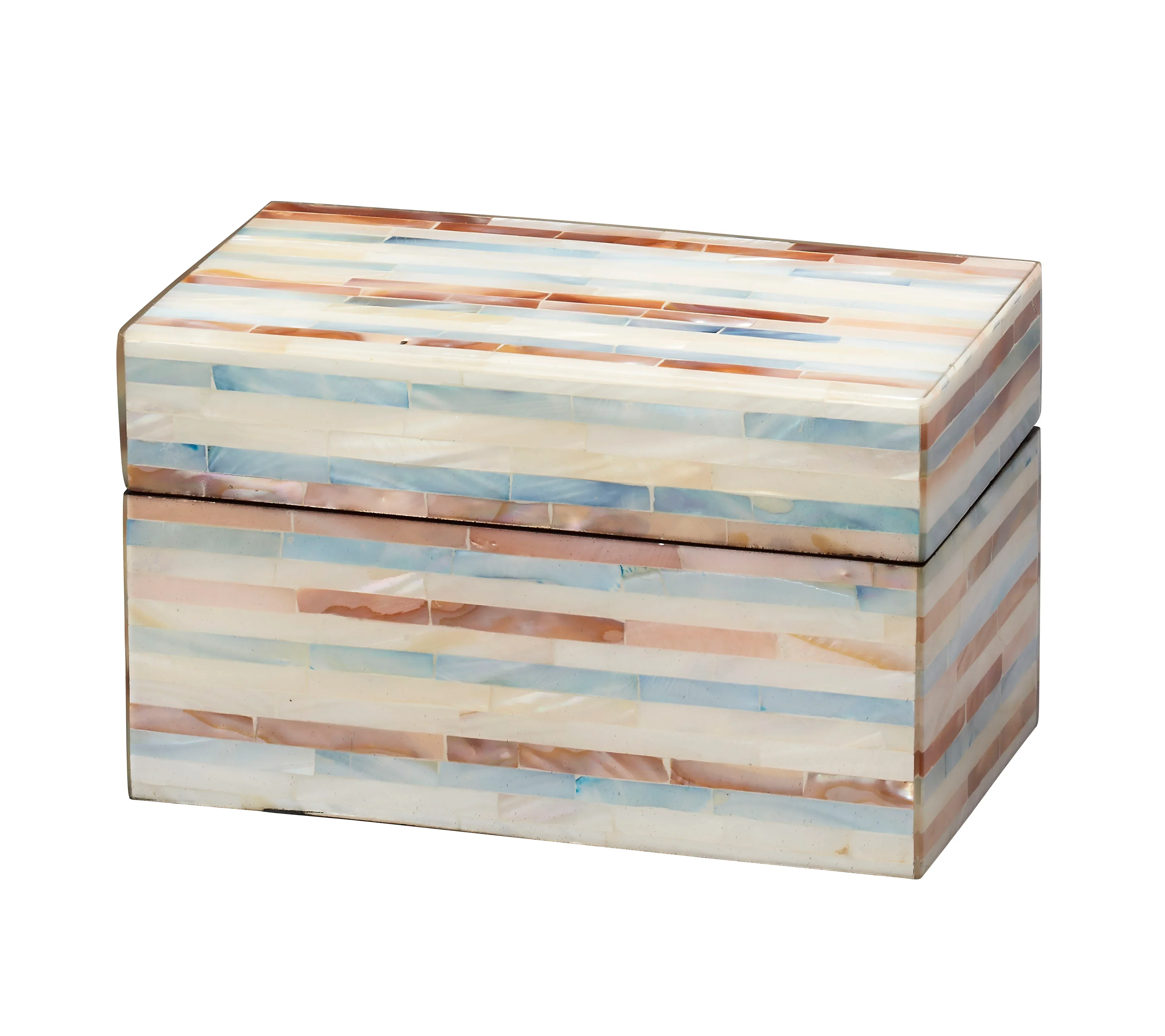 Roosevelt Mother of Pearl Decorative Box, Small
