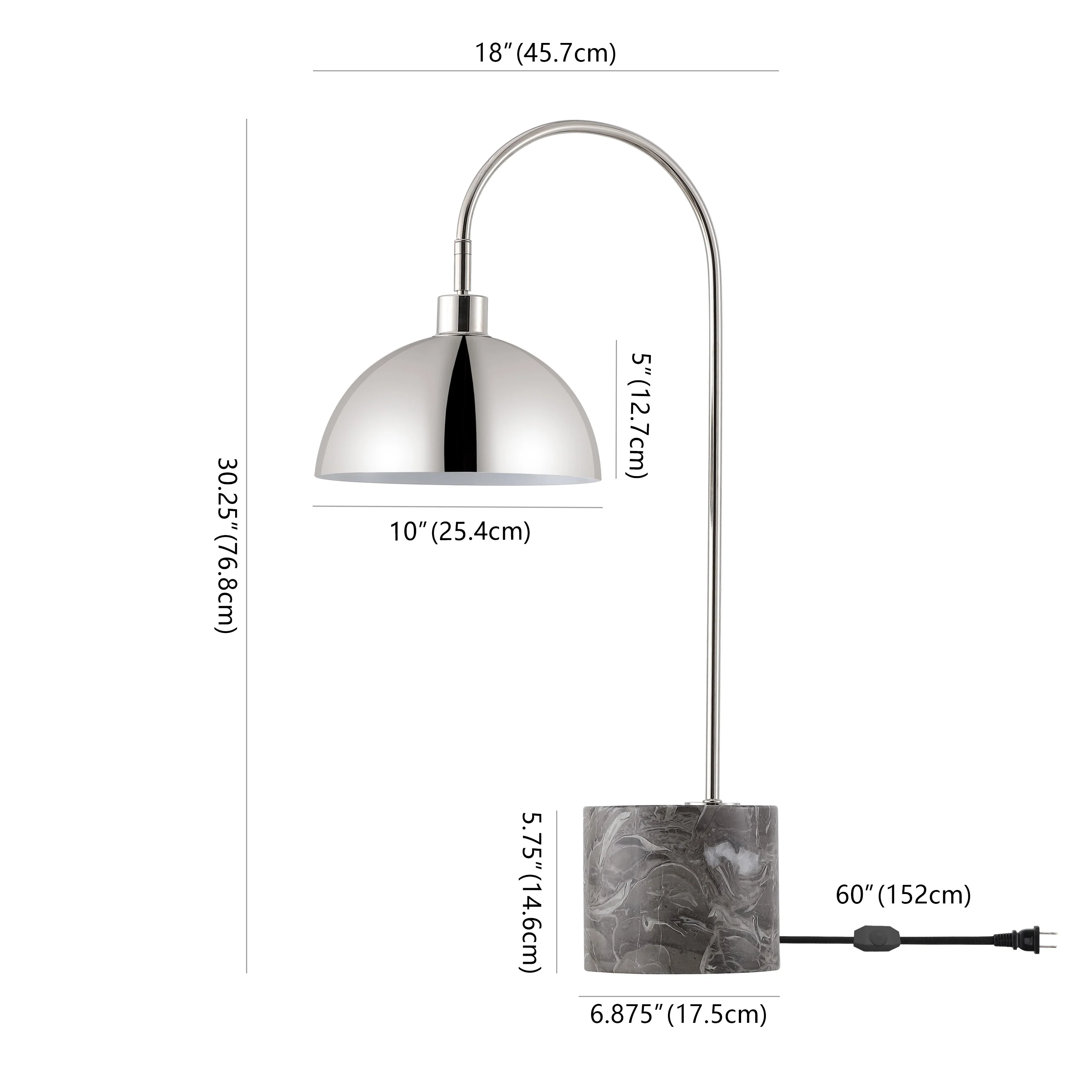 Rosabellina Marble Base Table Lamp - Image 11