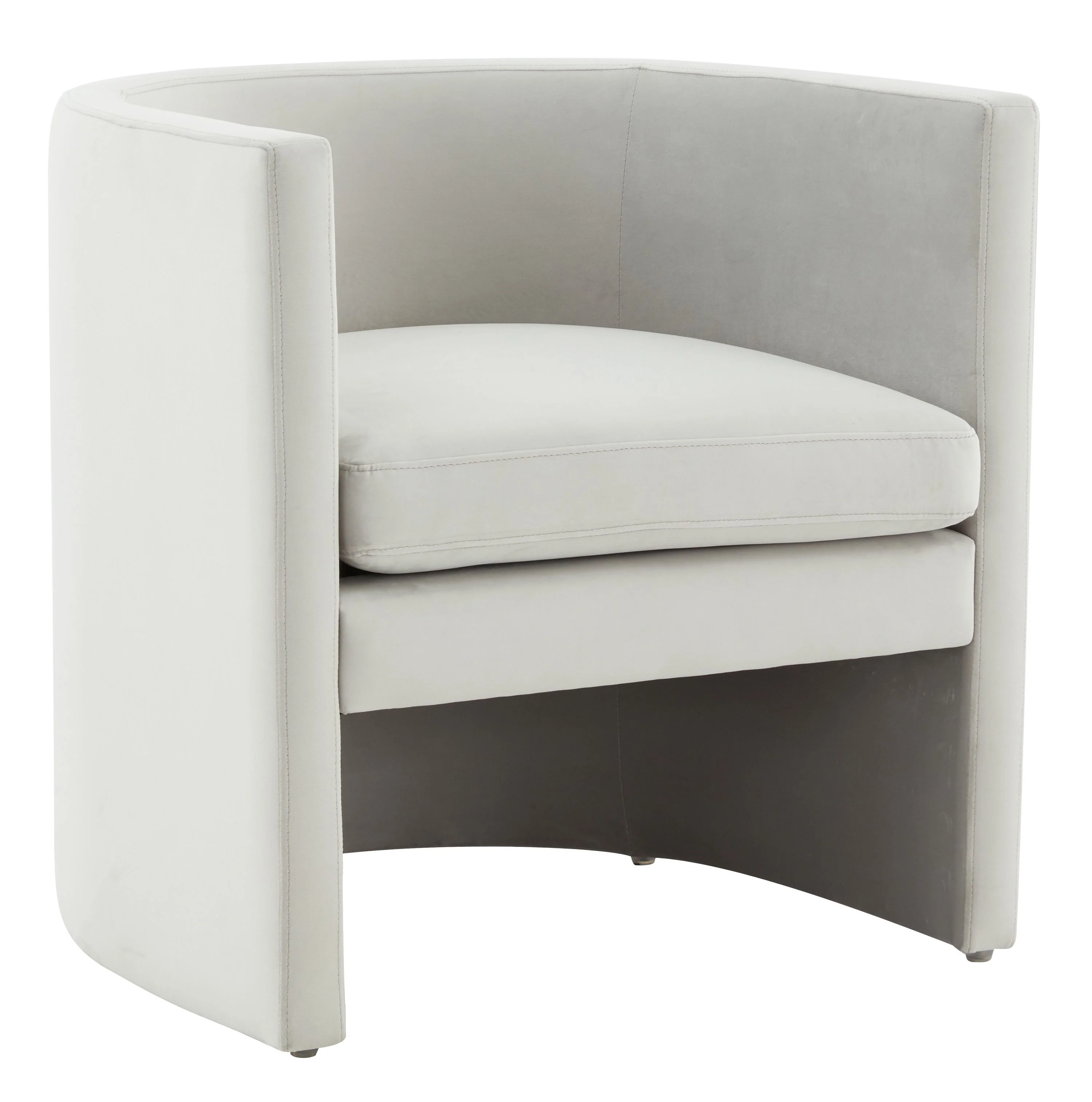 Rosabeth Curved Accent Chair - Image 4
