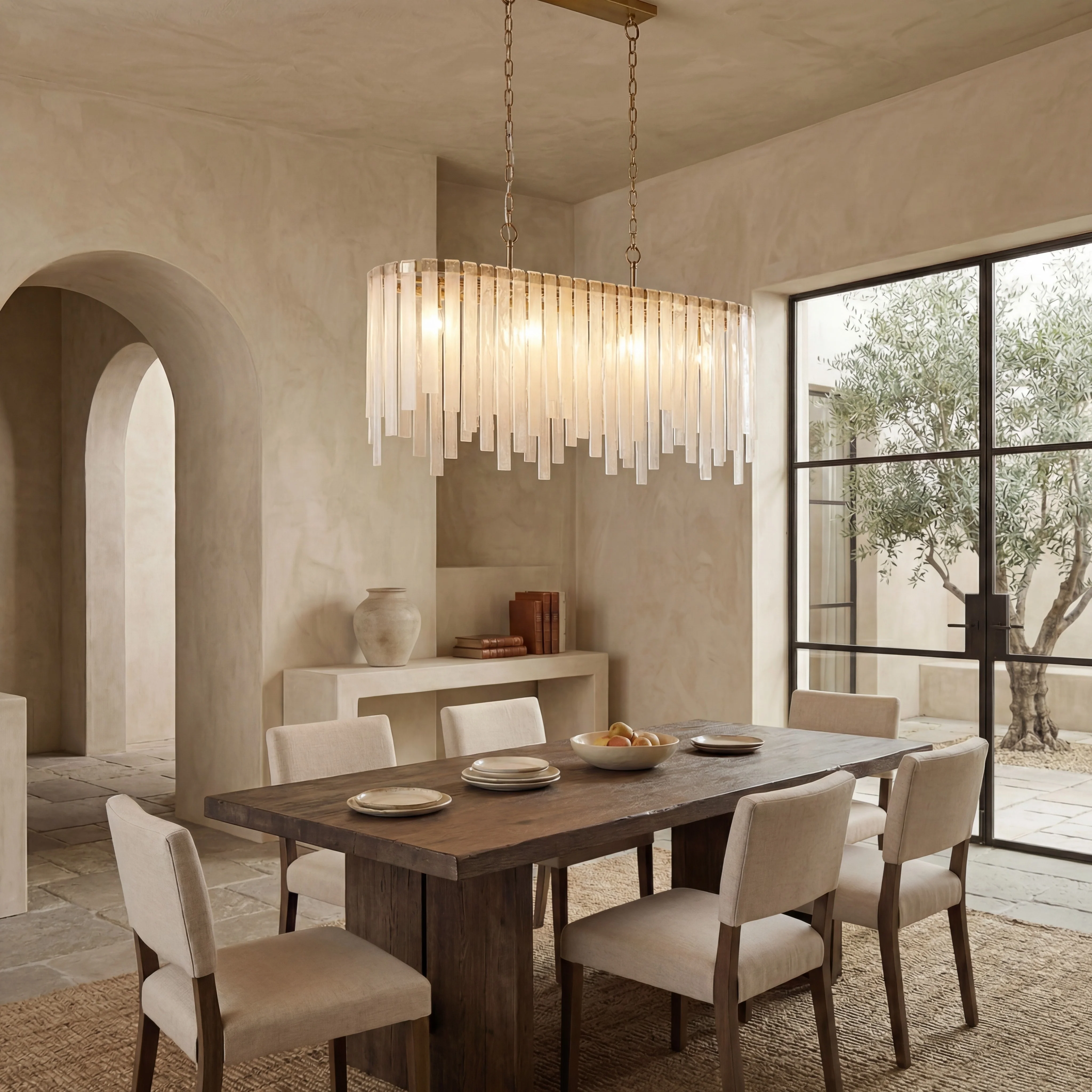 Rosalana Glass Chandelier - Image 3