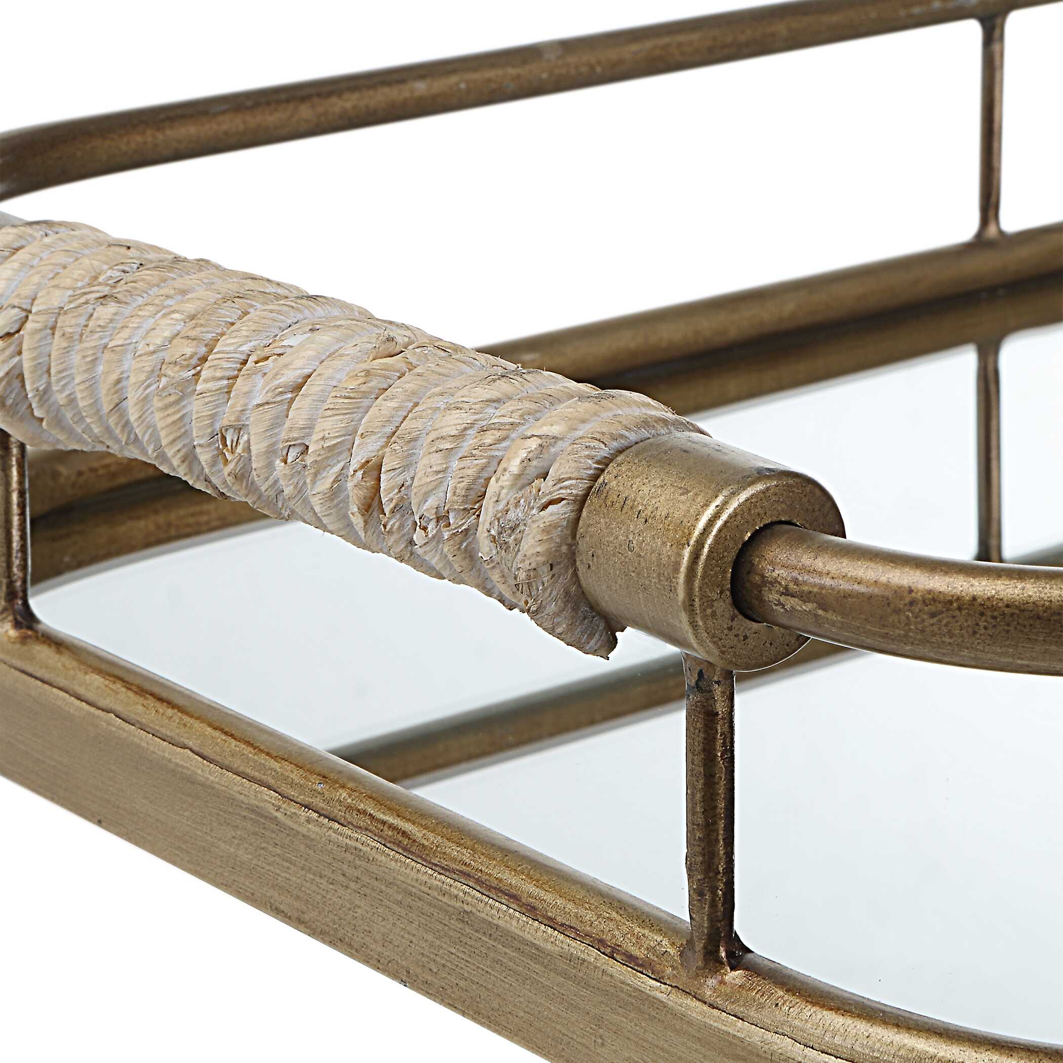 Rosea Brushed Gold Trays - Set of 2 - Image 7