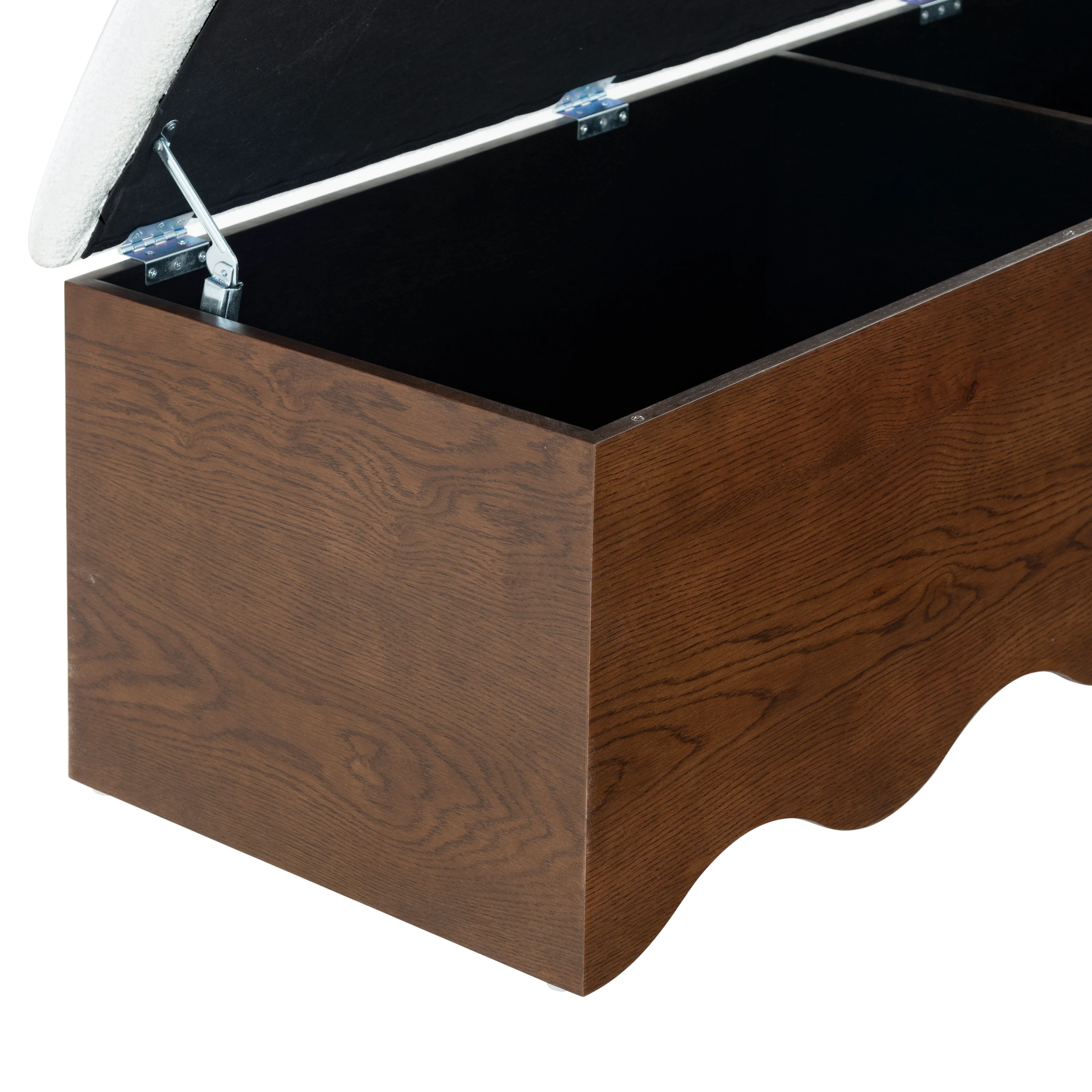 Roseandrea Cushion Top Storage Bench - Image 16