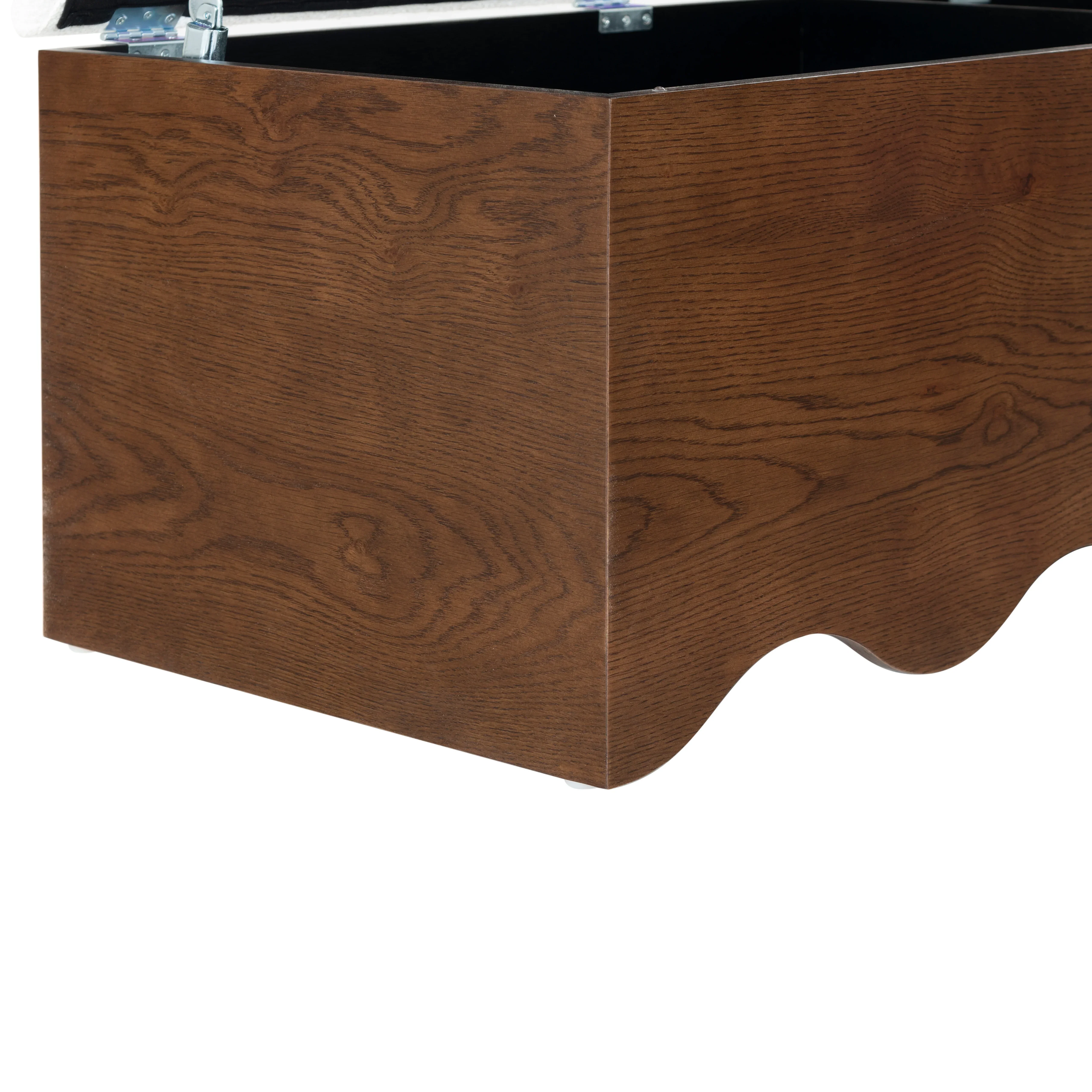 Roseandrea Cushion Top Storage Bench - Image 19