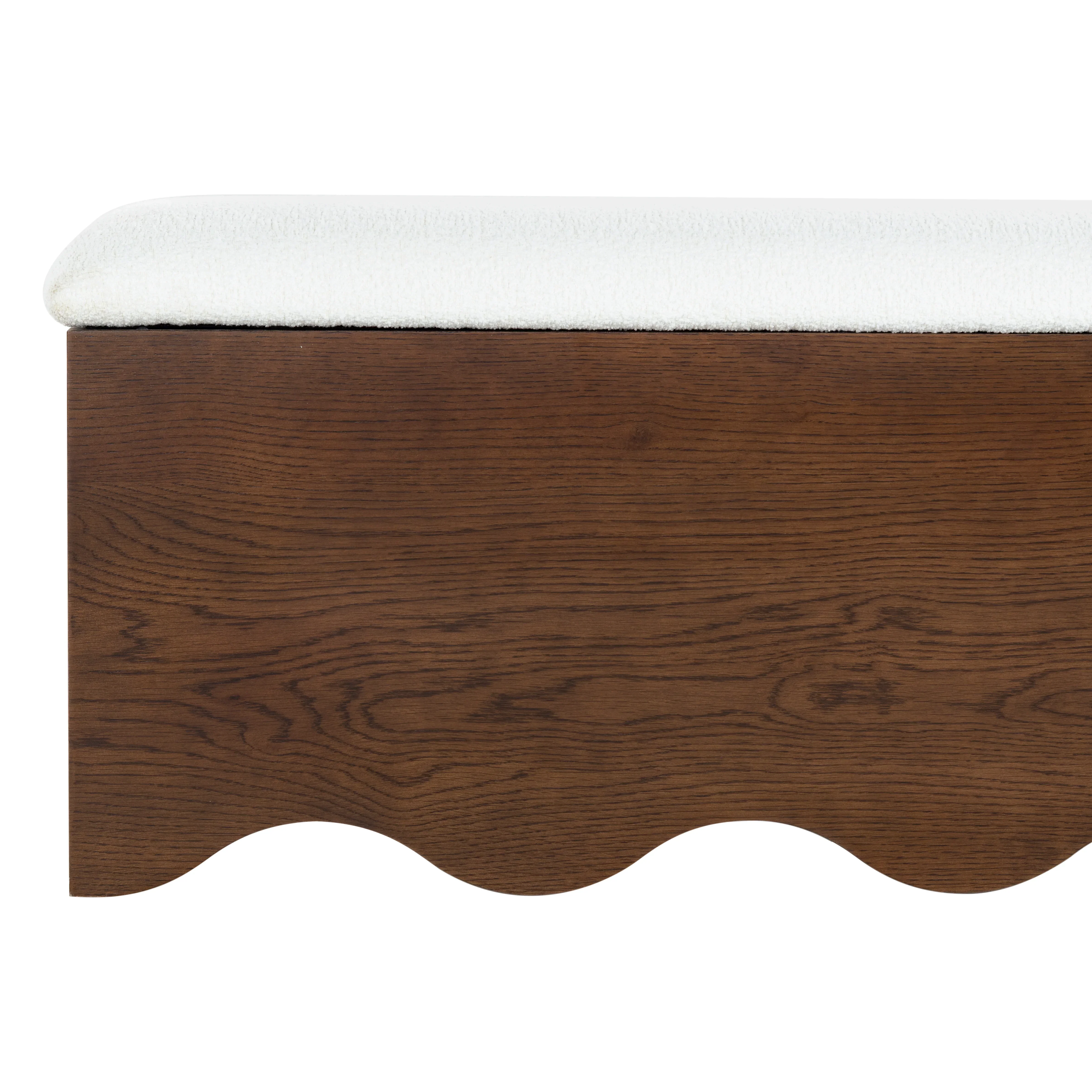 Roseandrea Cushion Top Storage Bench - Image 20