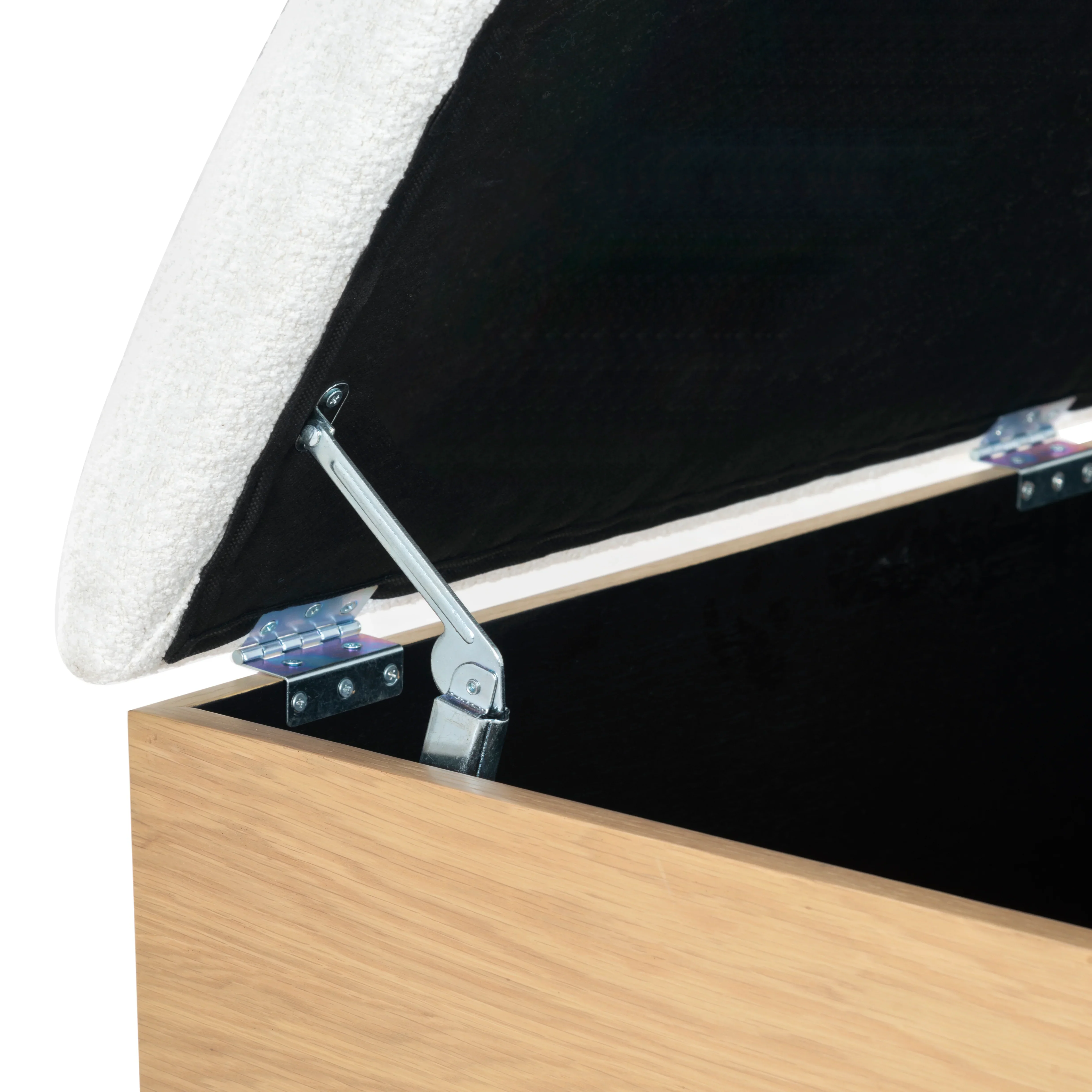 Roseandrea Cushion Top Storage Bench - Image 5