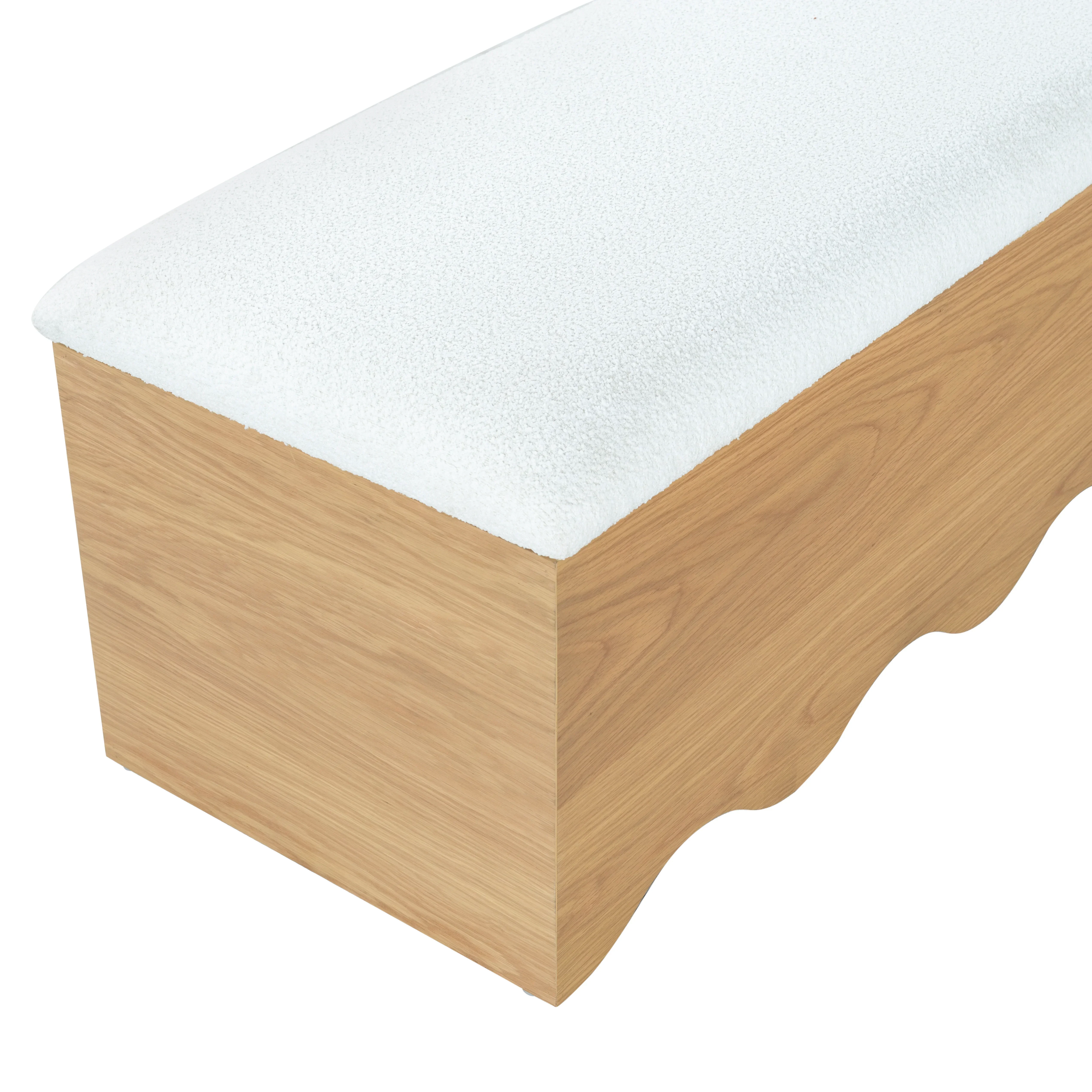 Roseandrea Cushion Top Storage Bench - Image 6