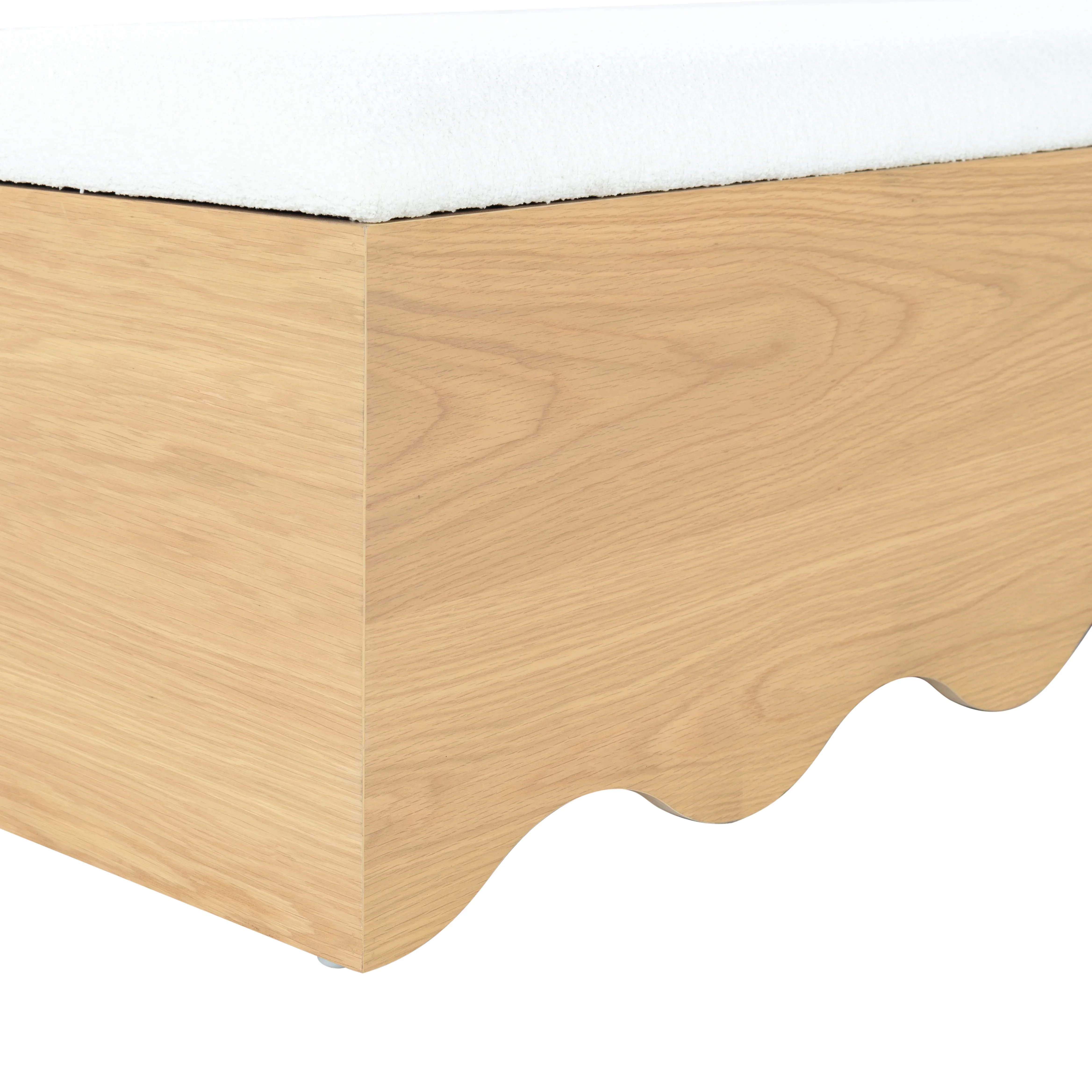 Roseandrea Cushion Top Storage Bench - Image 8
