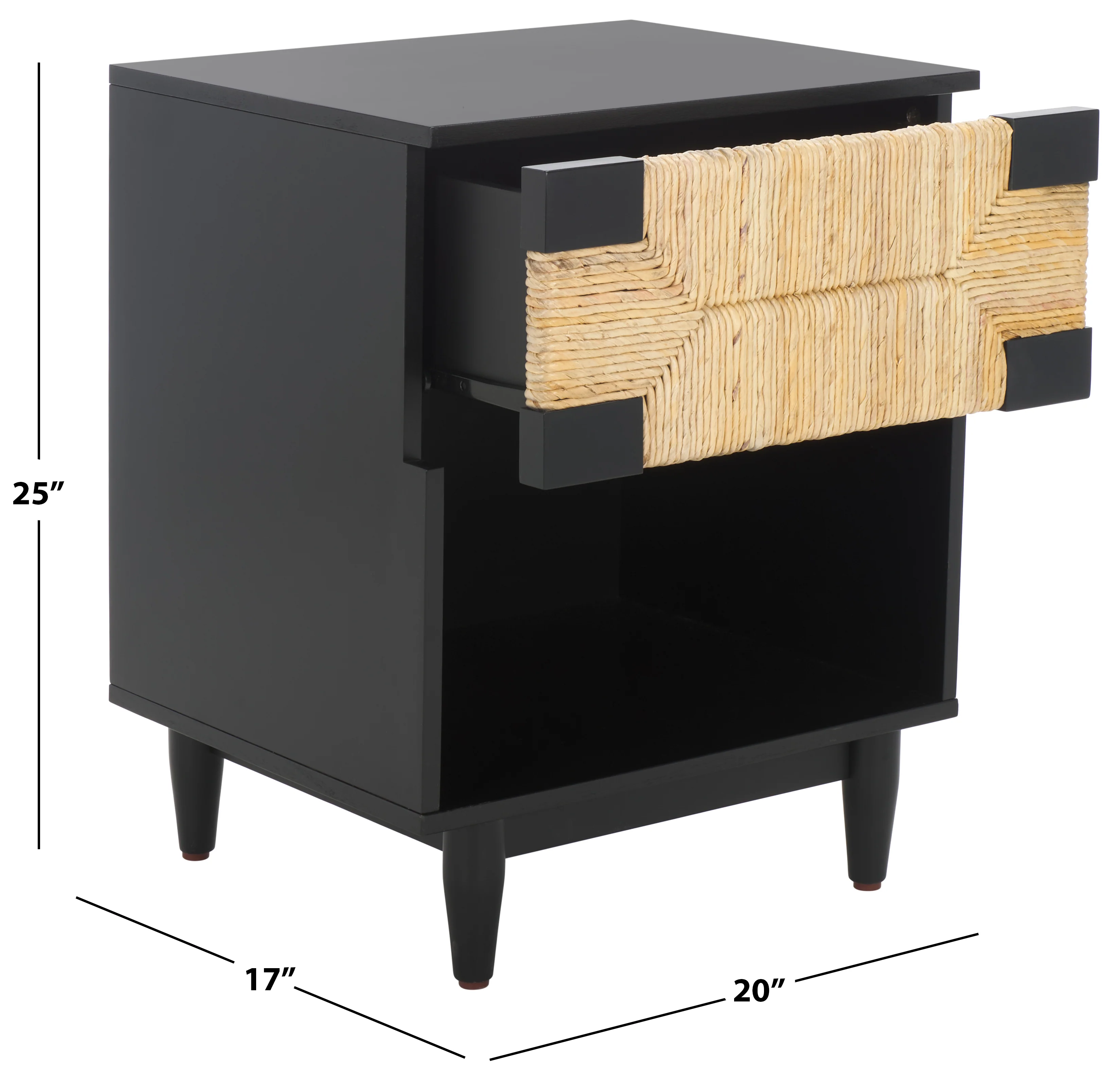 Roseanne Banana Stem 1 Drawer Nightstand - Image 8