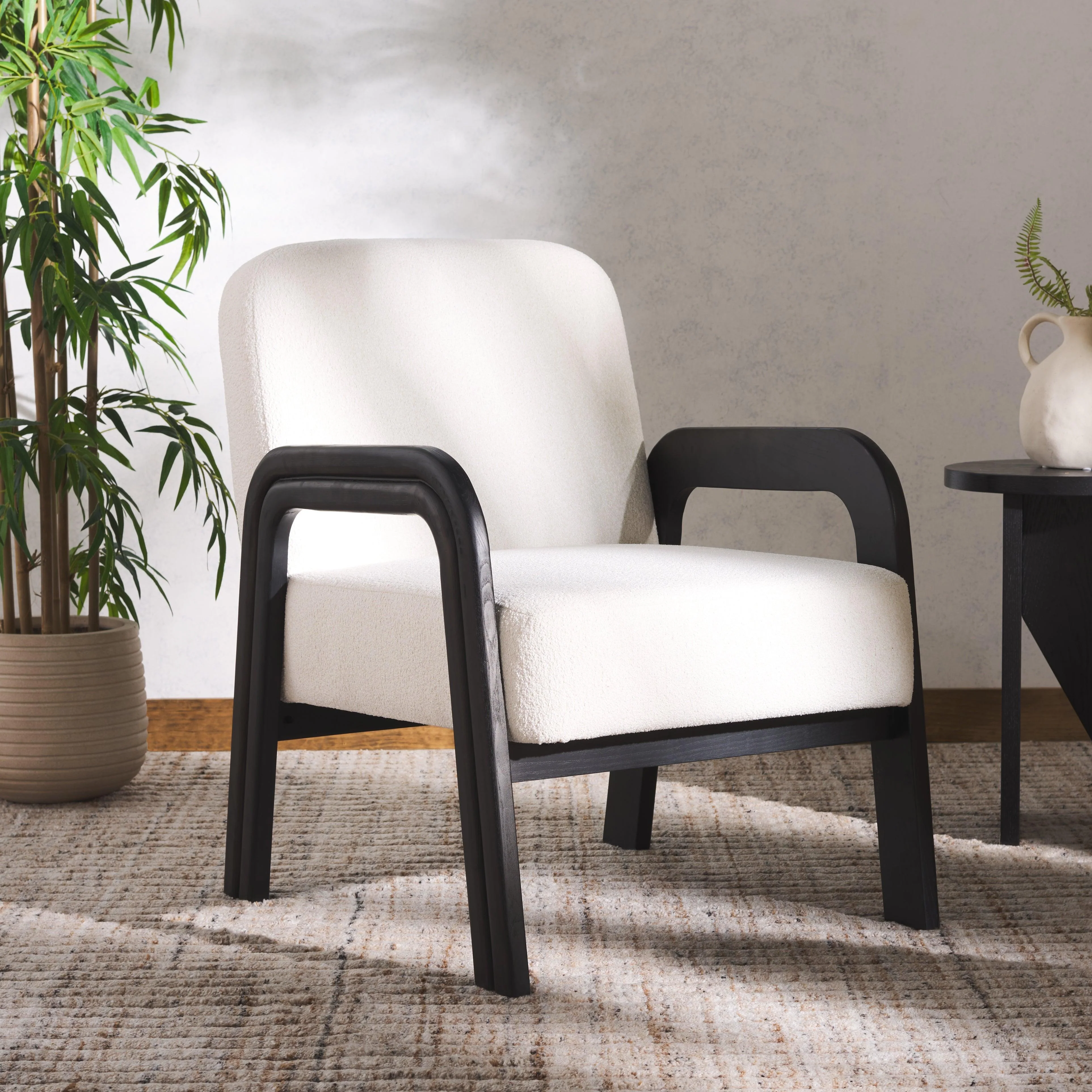 Roslina Boucle Accent Chair - Image 2