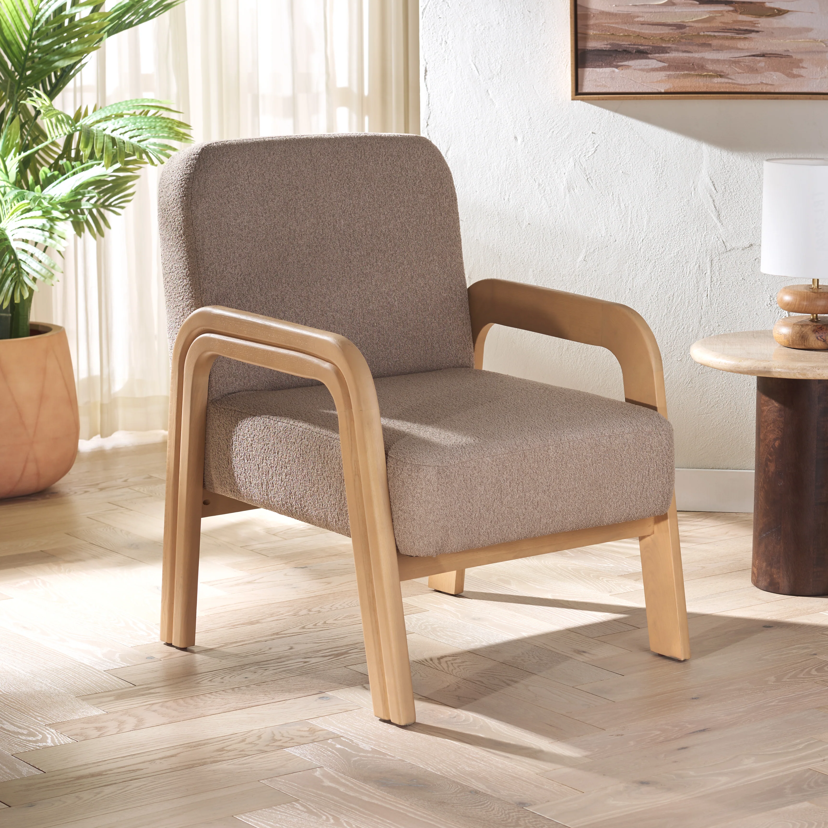 Roslina Boucle Accent Chair - Image 8