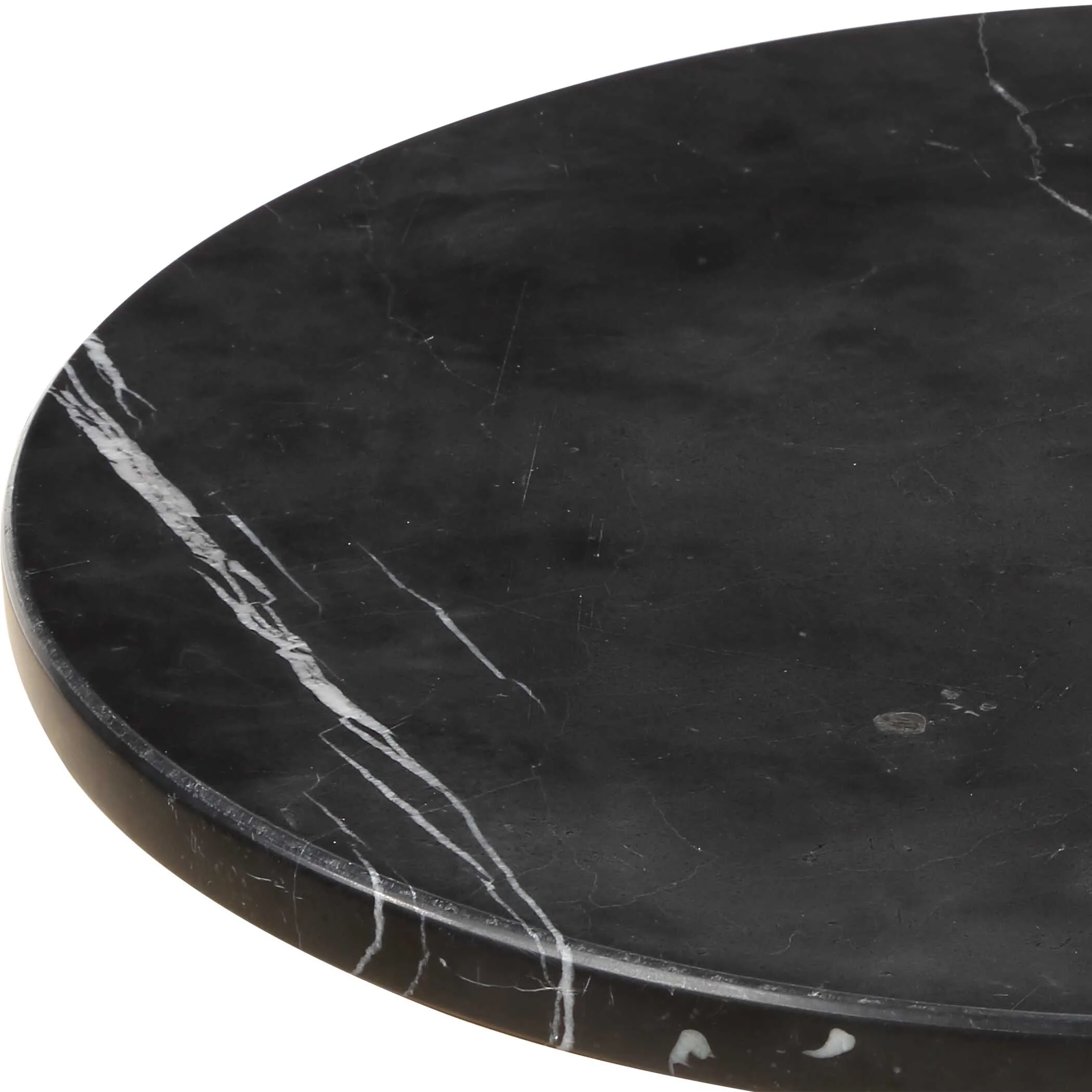 Rosston Black Marble Accent Table - Image 5