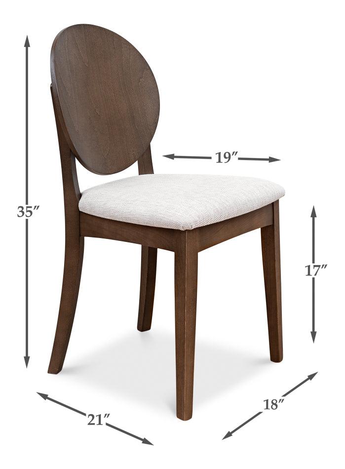 Round Back Side Chair - Set of 2 - Image 5