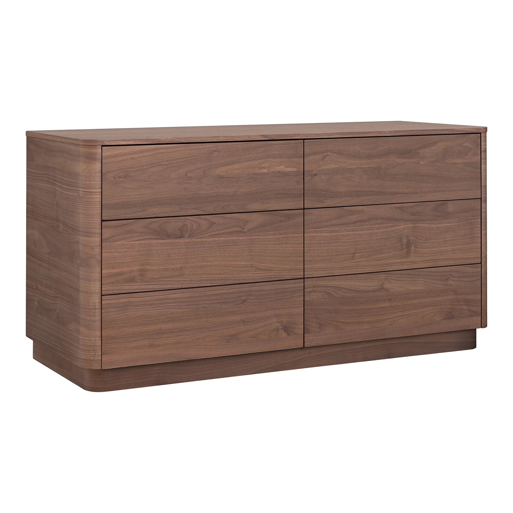 Round Off Dresser Walnut - Image 3