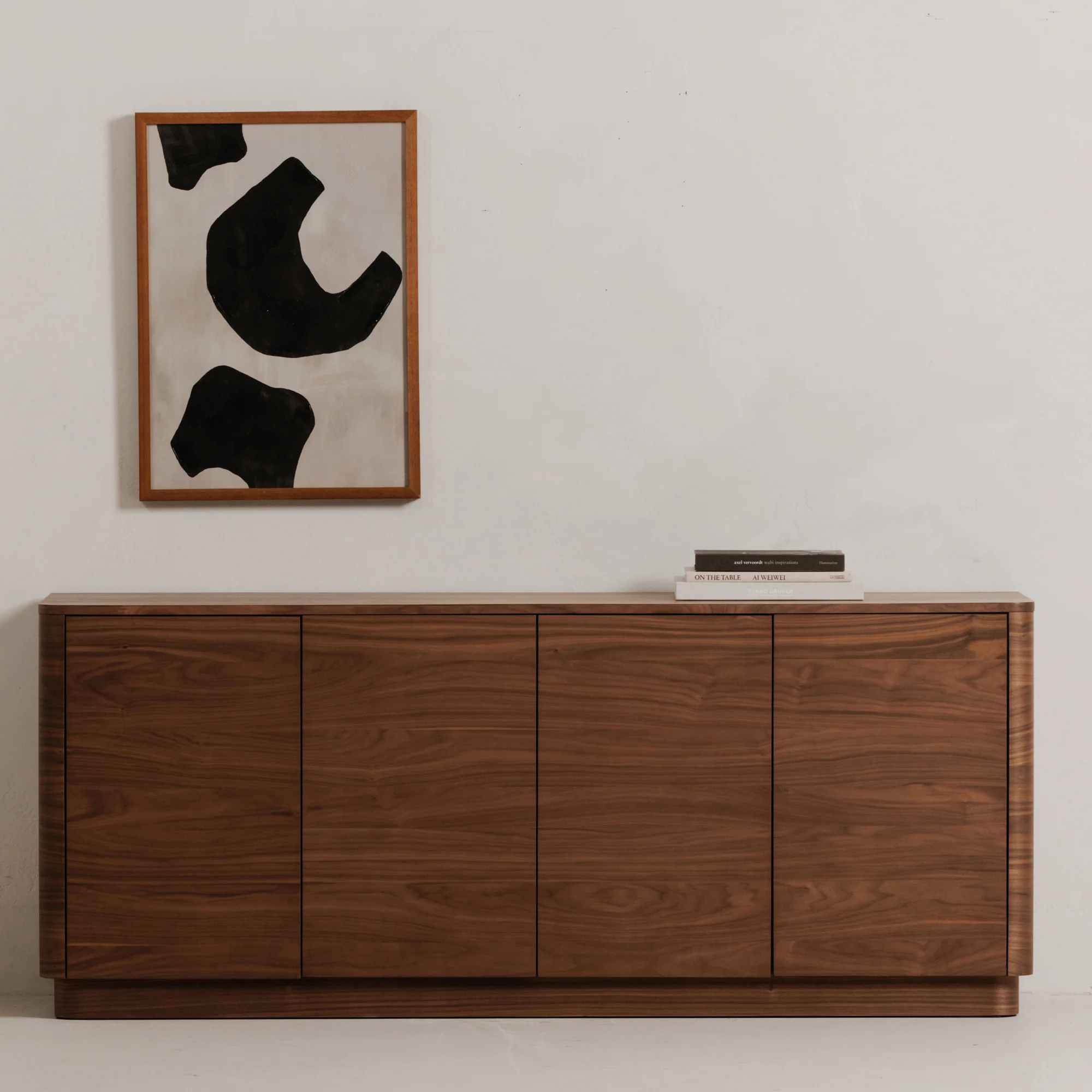 Round Off Sideboard Walnut - Image 2
