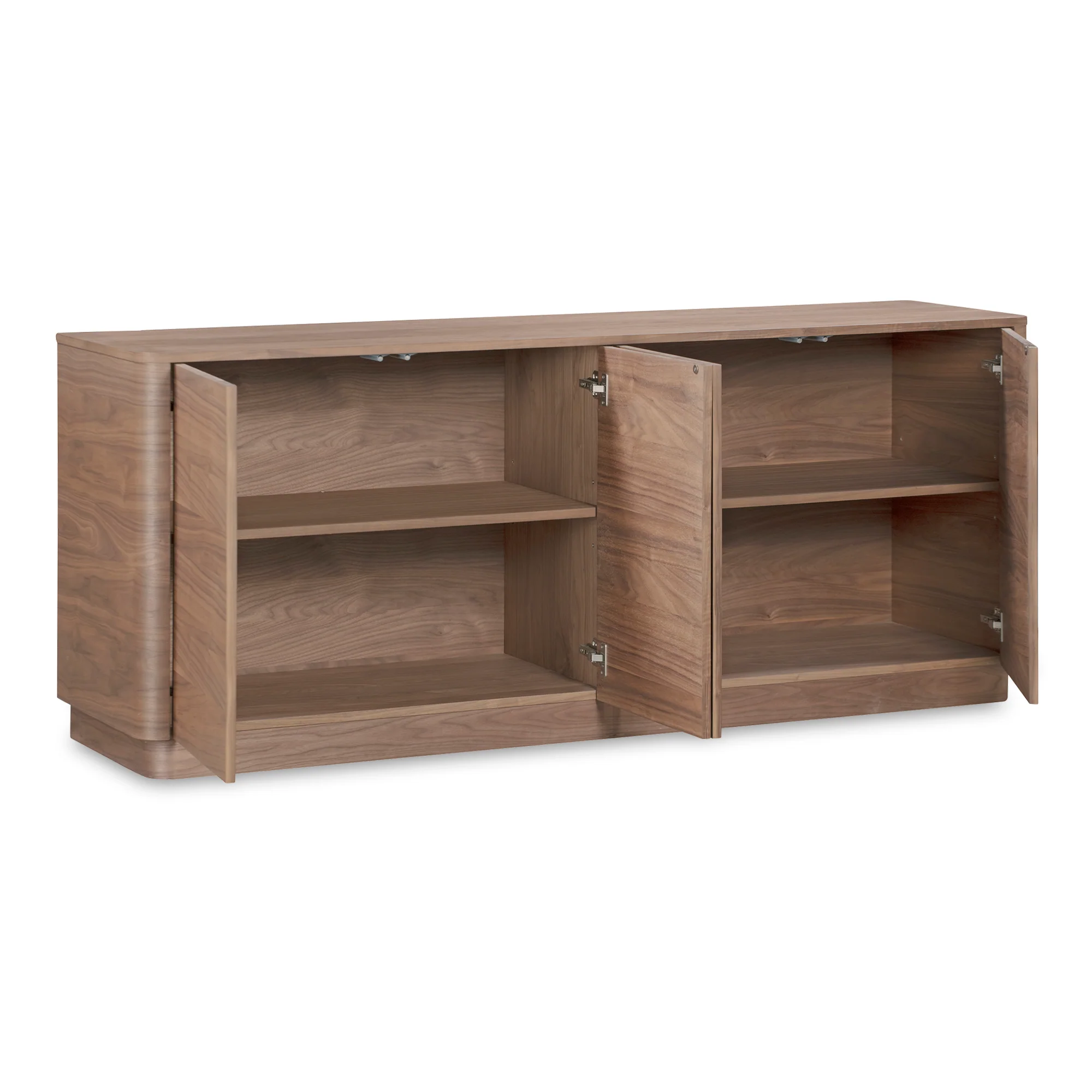 Round Off Sideboard Walnut - Image 7