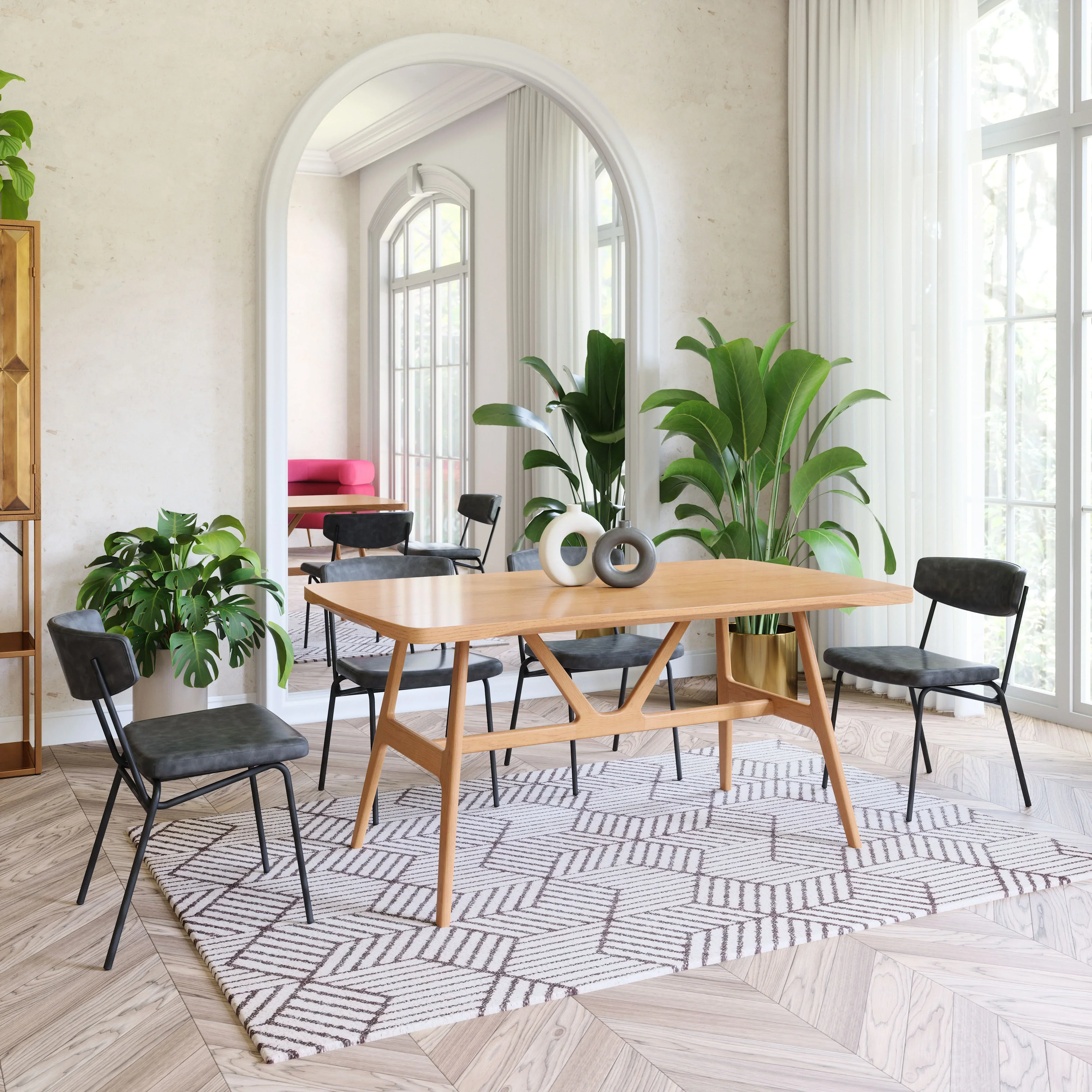 Rovina Dining Table Natural - Image 3