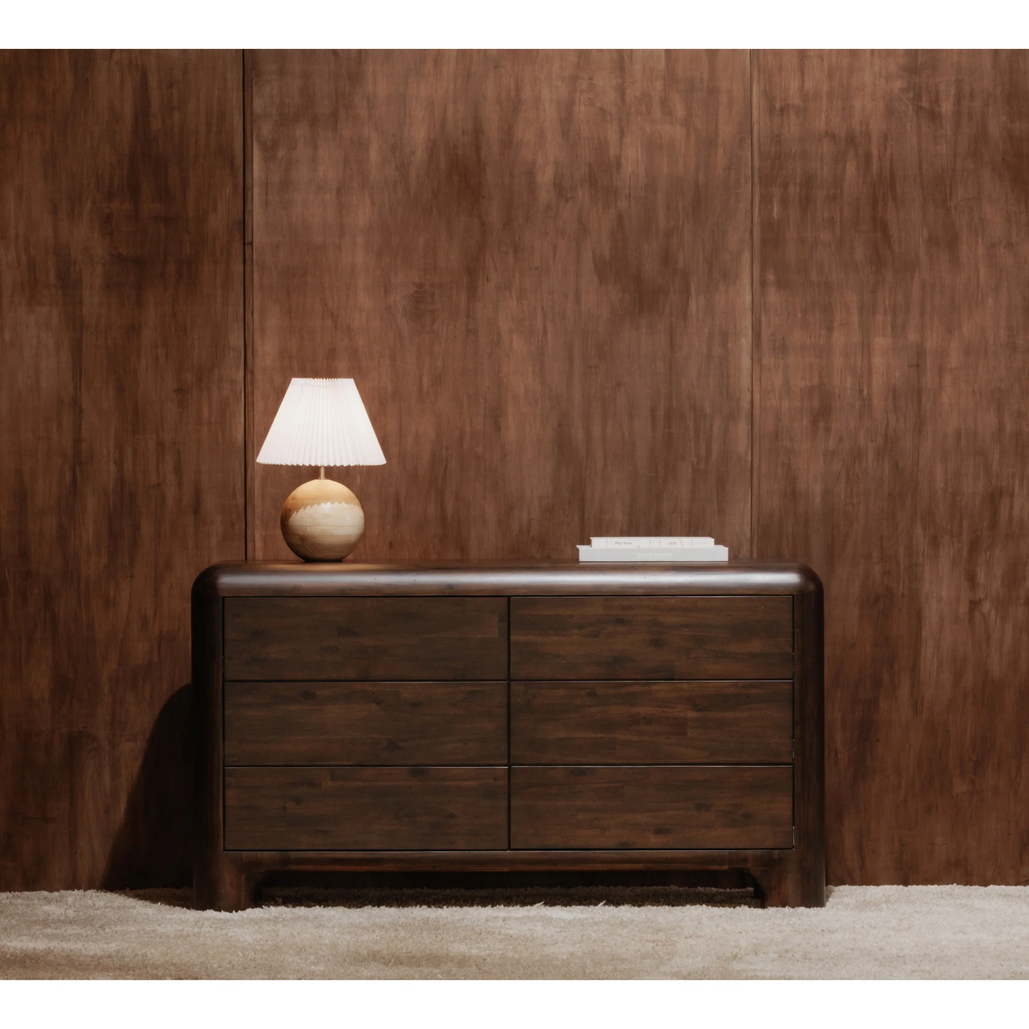 Rowan 6 Drawer Dresser Dark Brown - Image 2
