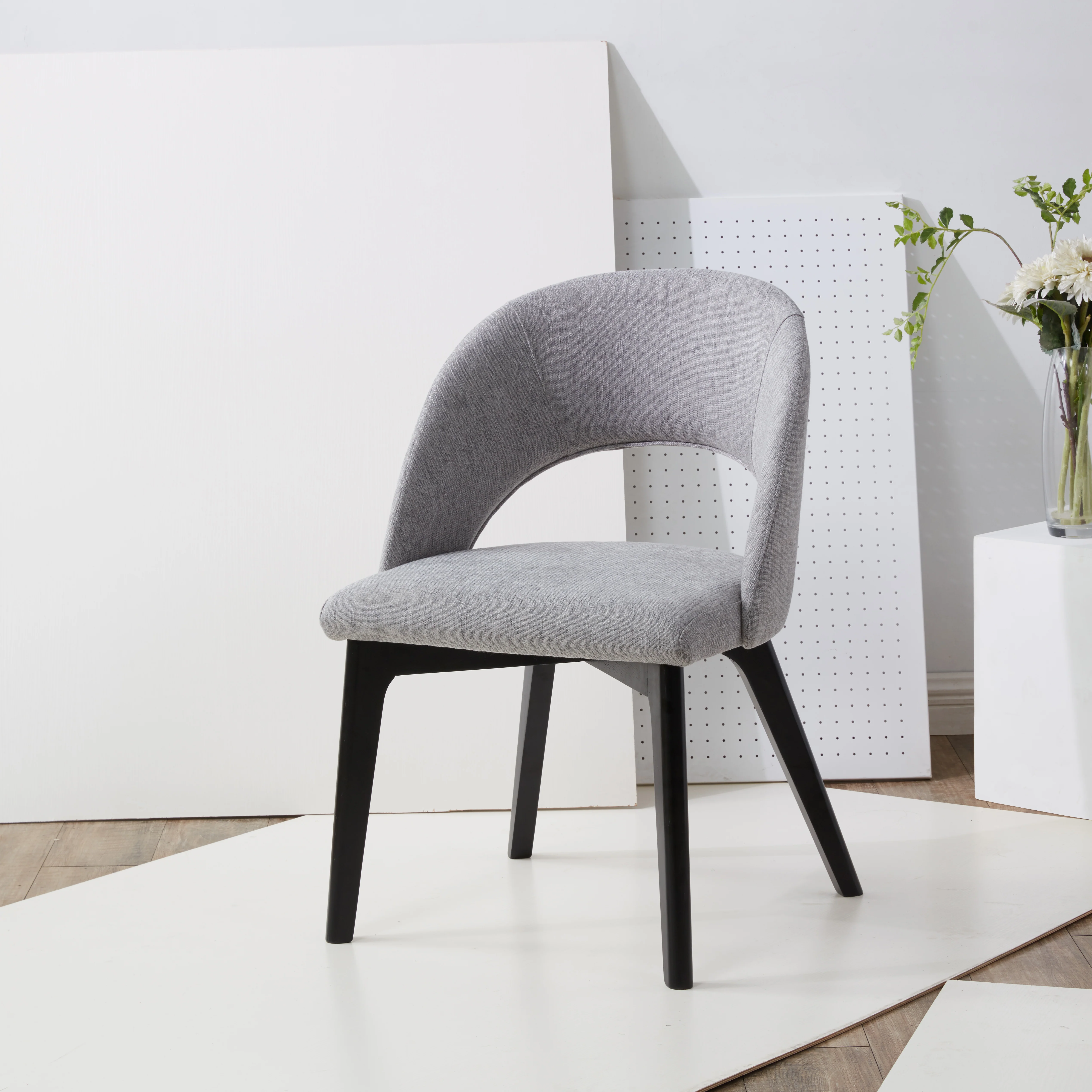 Rowland Linen Dining Chair - Image 7