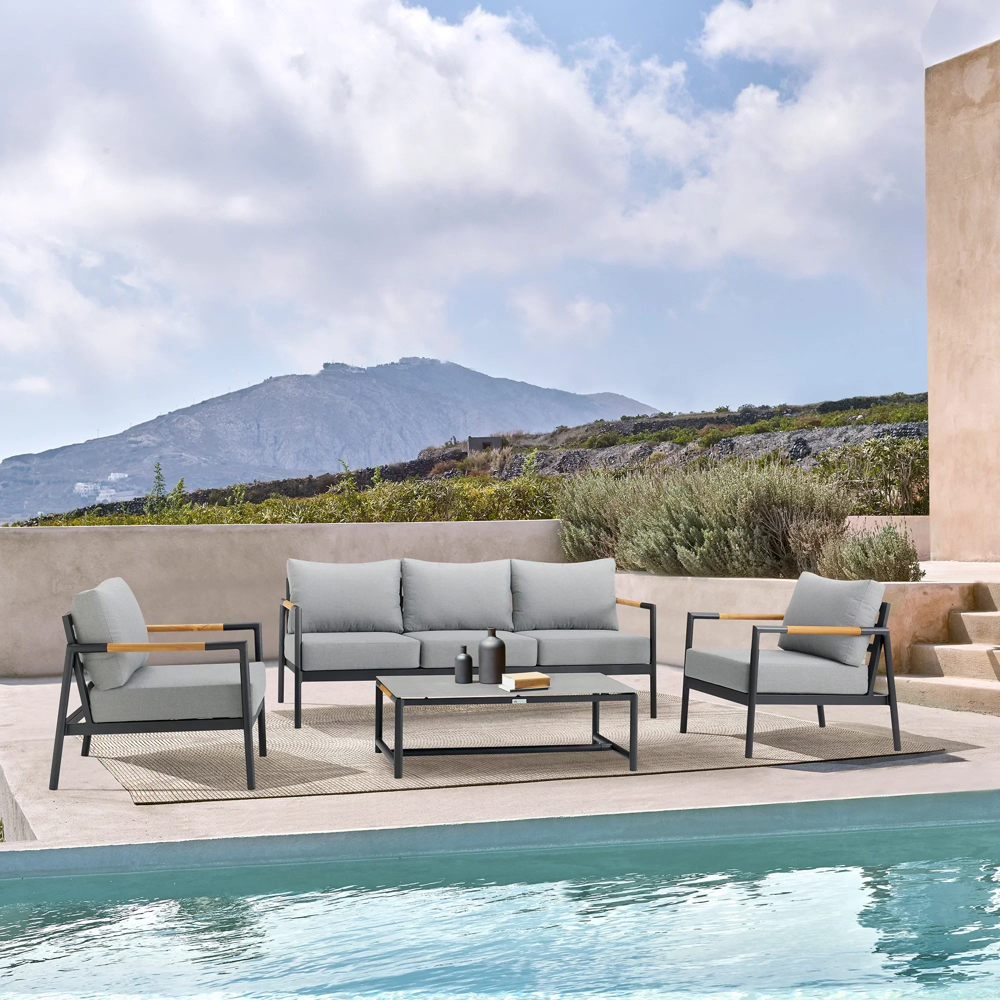 Royal 4 Piece Outdoor Seating Set - Image 2